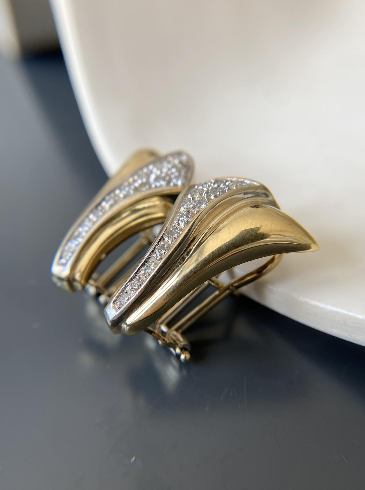 Vintage Wing Statement Earrings