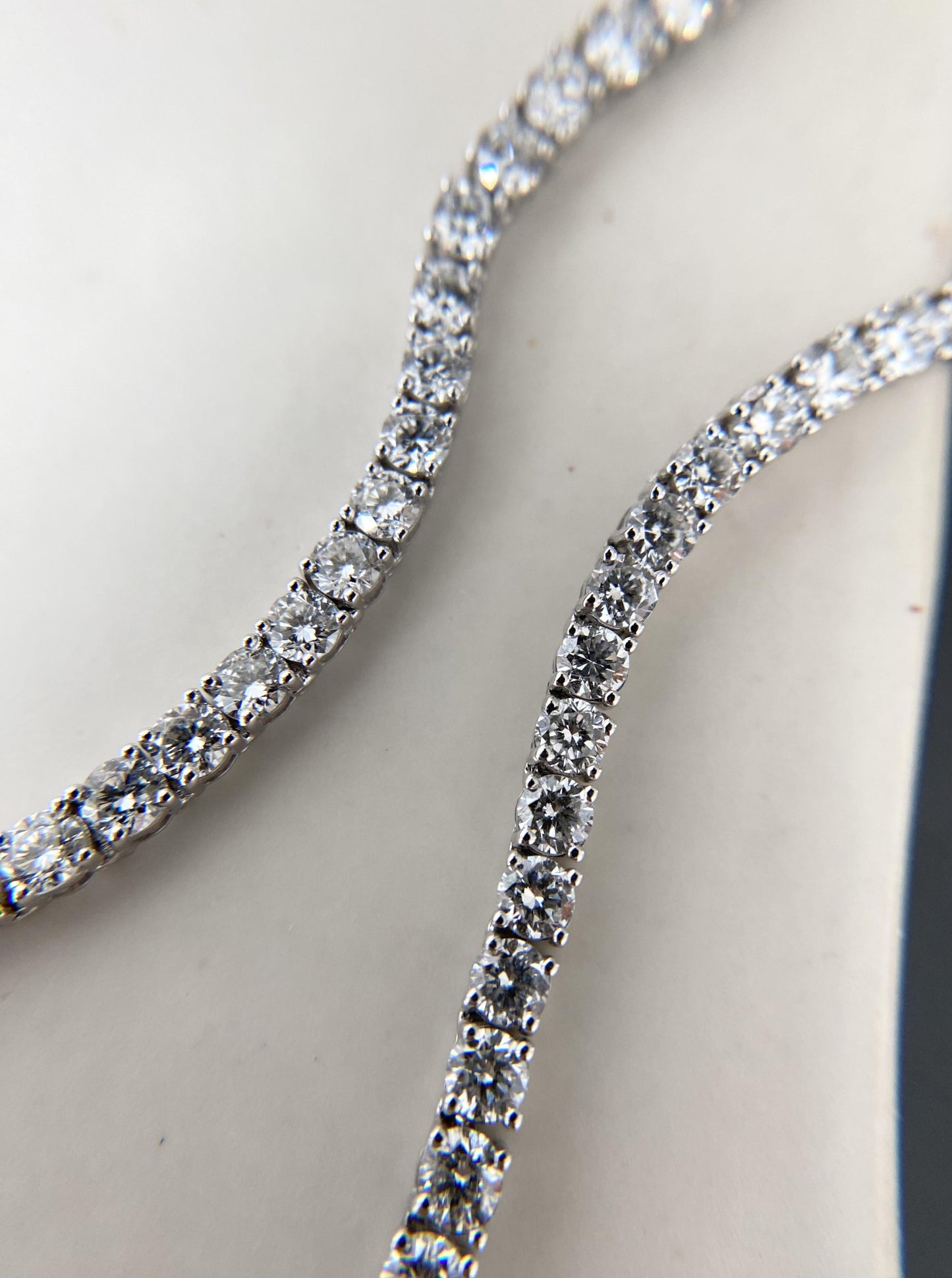 Lab Diamond Tennis Necklace