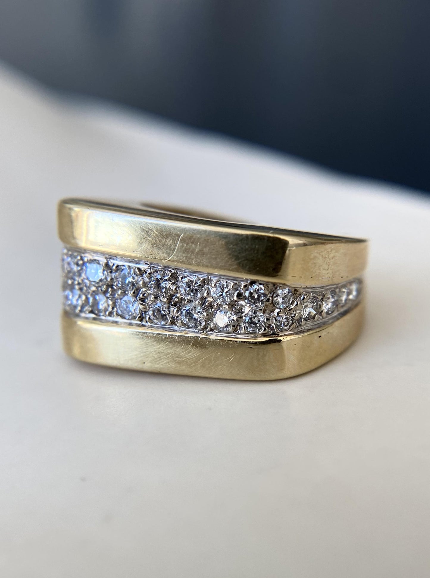 Estate Big Mac Diamond Band