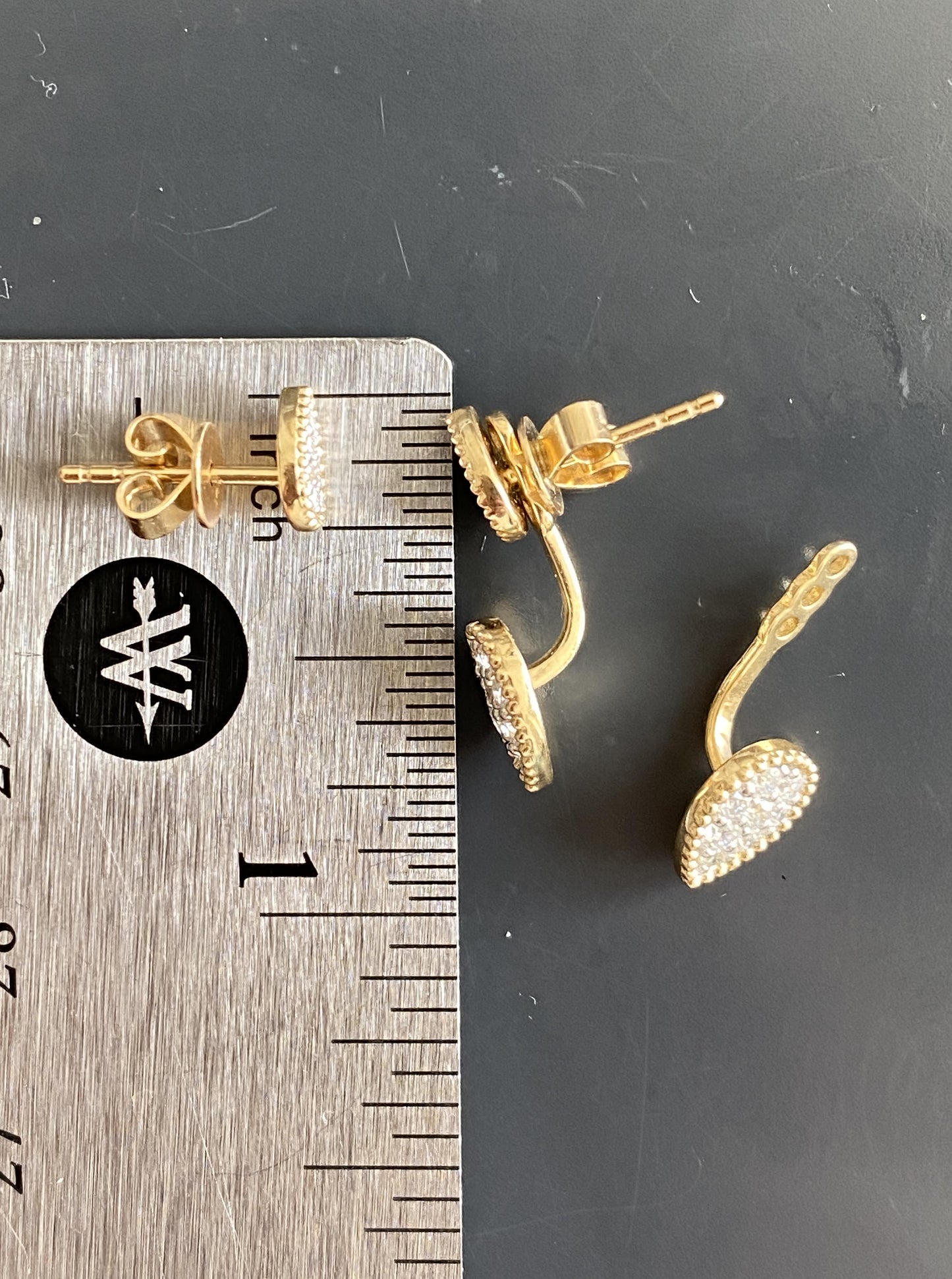 Diamond Jacket Earrings