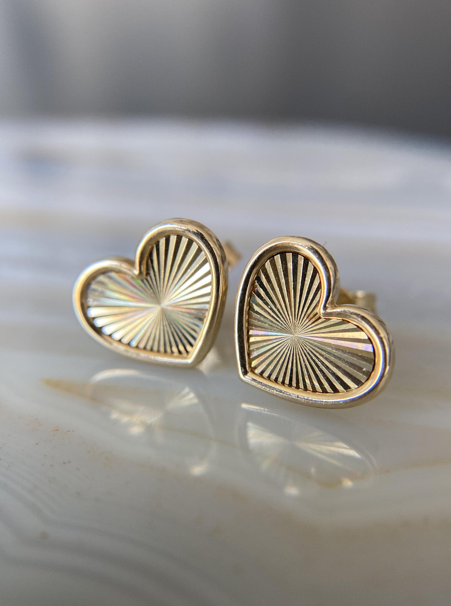 Heart Earrings Studs