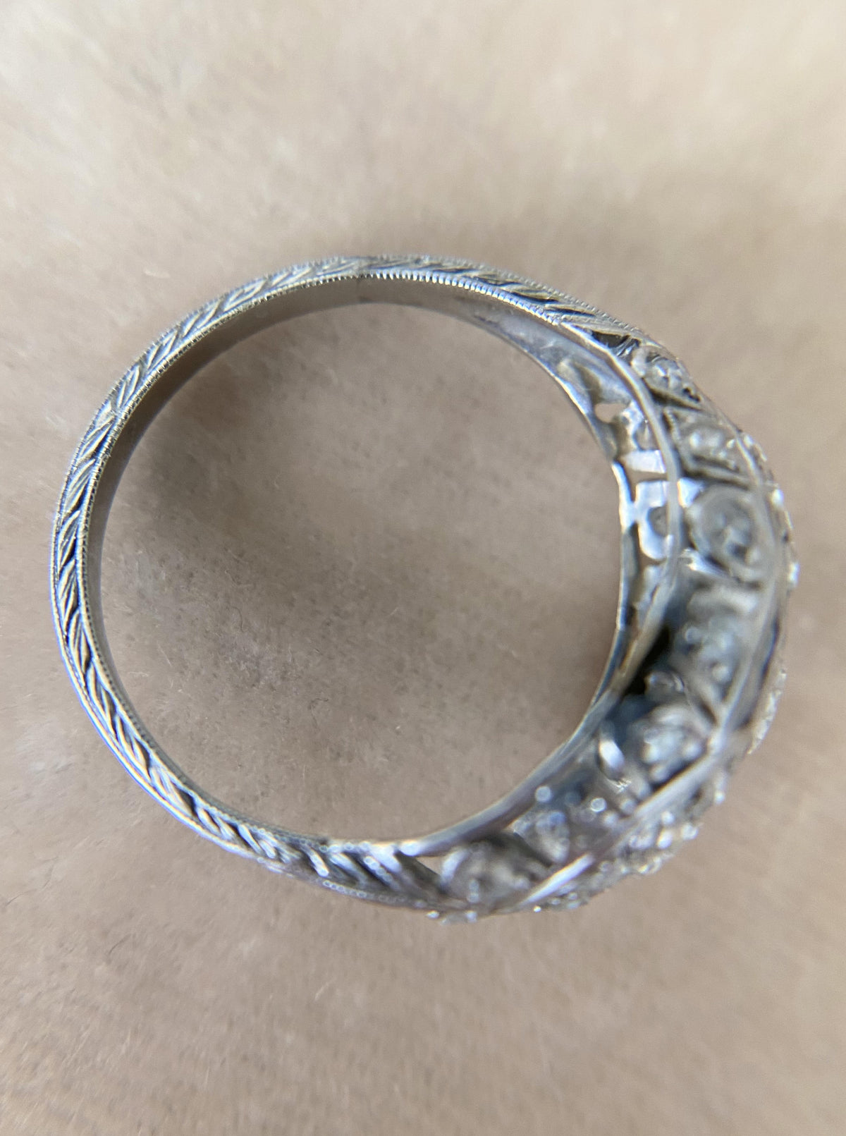 Art Deco Diamond Dome Ring