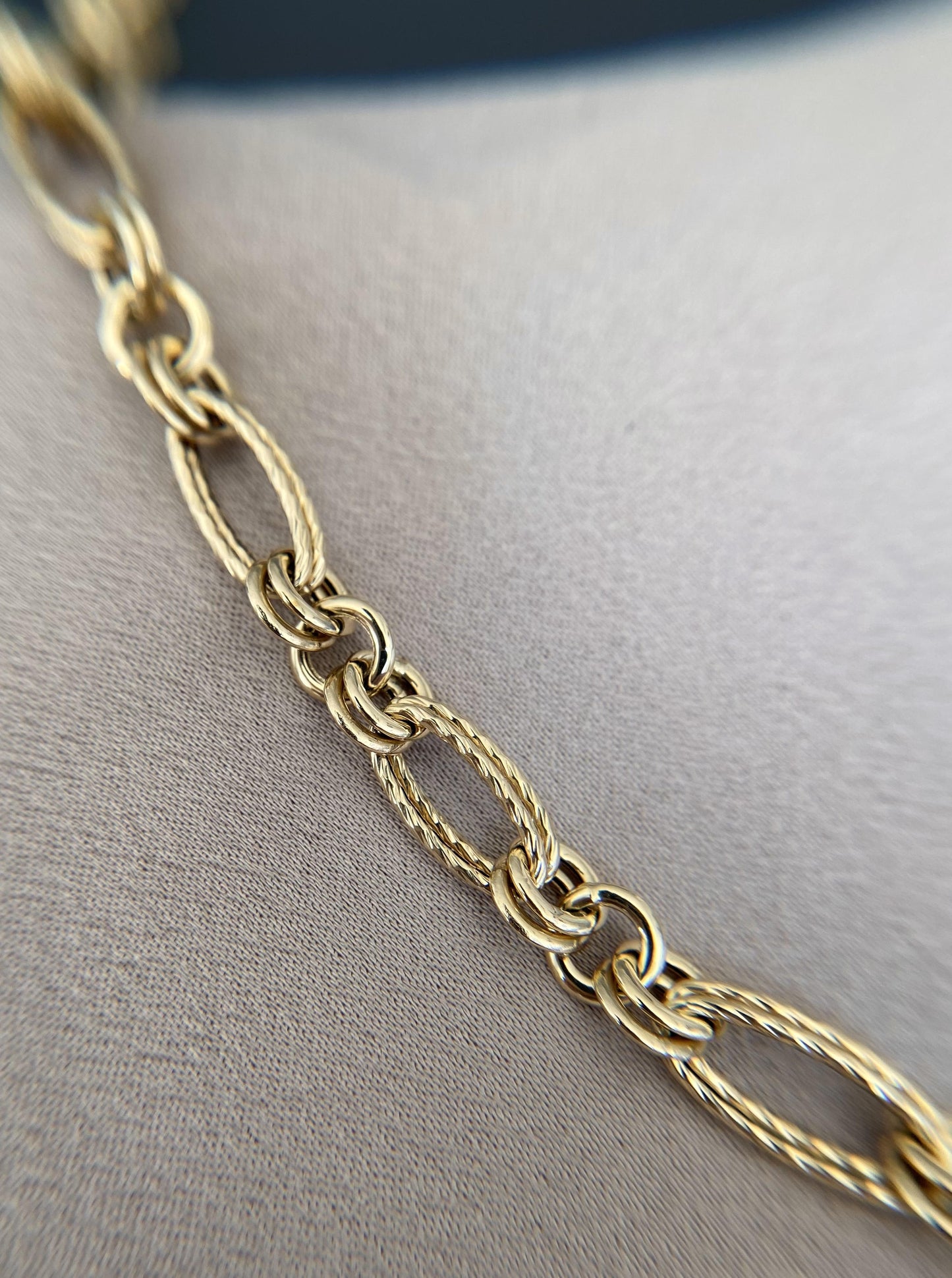 Double Round & Oval Rope Link Chain