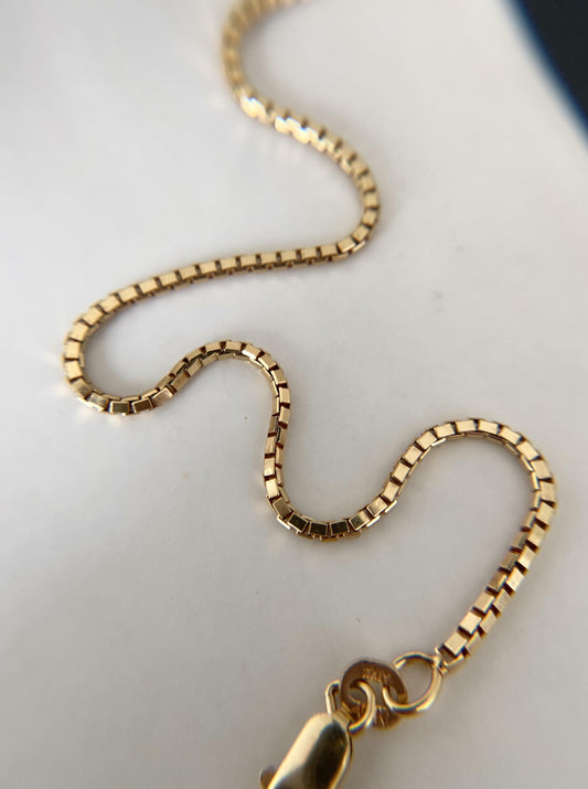 Box Chain Anklet
