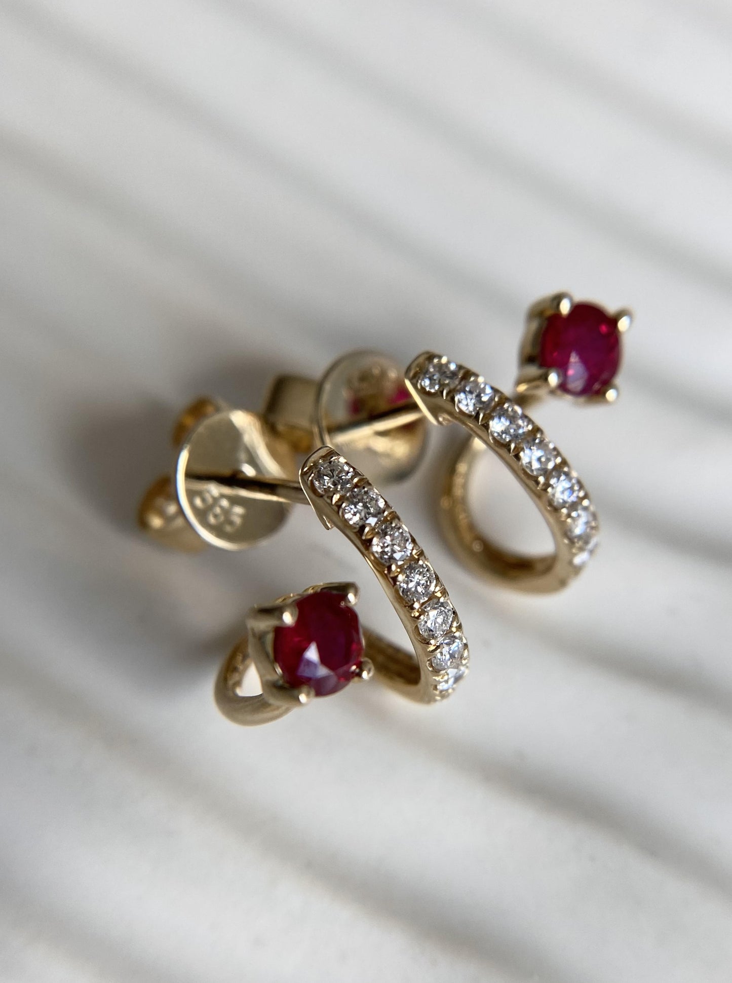 Ruby Grab Earrings