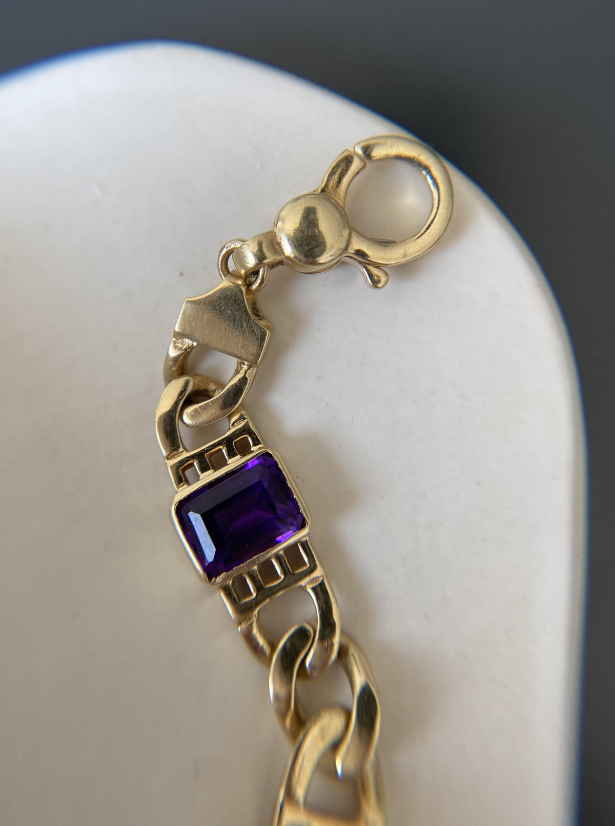 Vintage Amethyst Bracelet