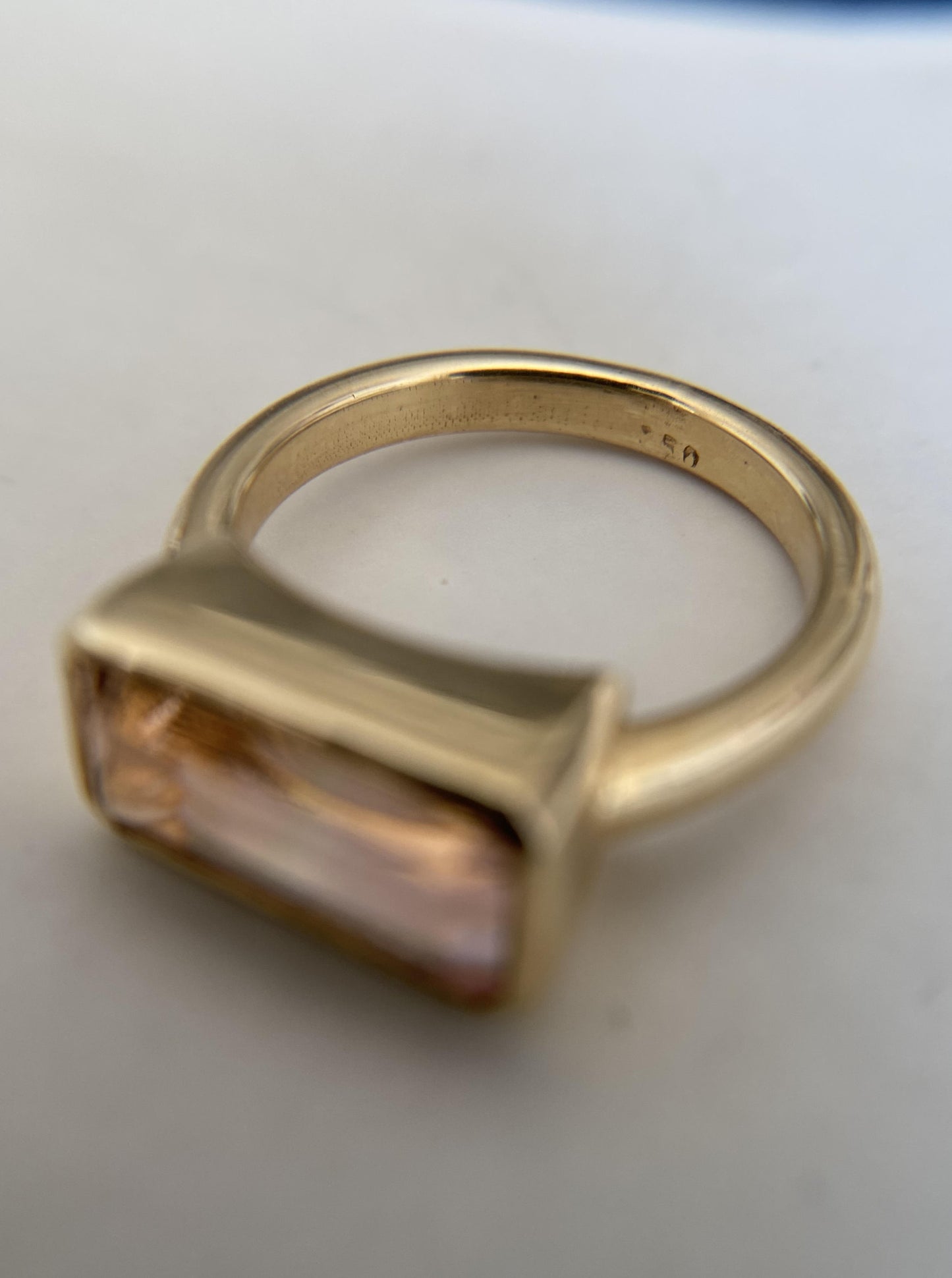 East West Tourmaline Ring