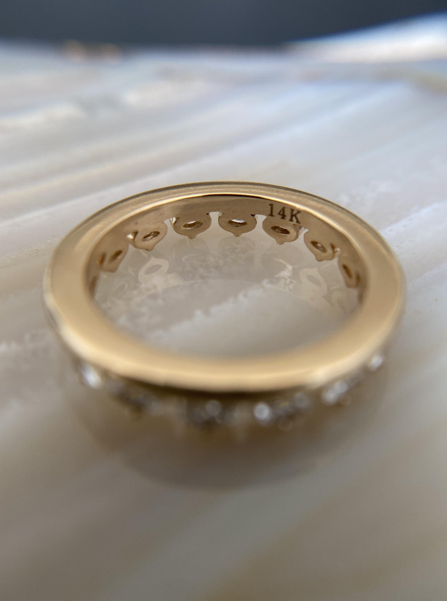 Eternity Oval Lab Diamond Band