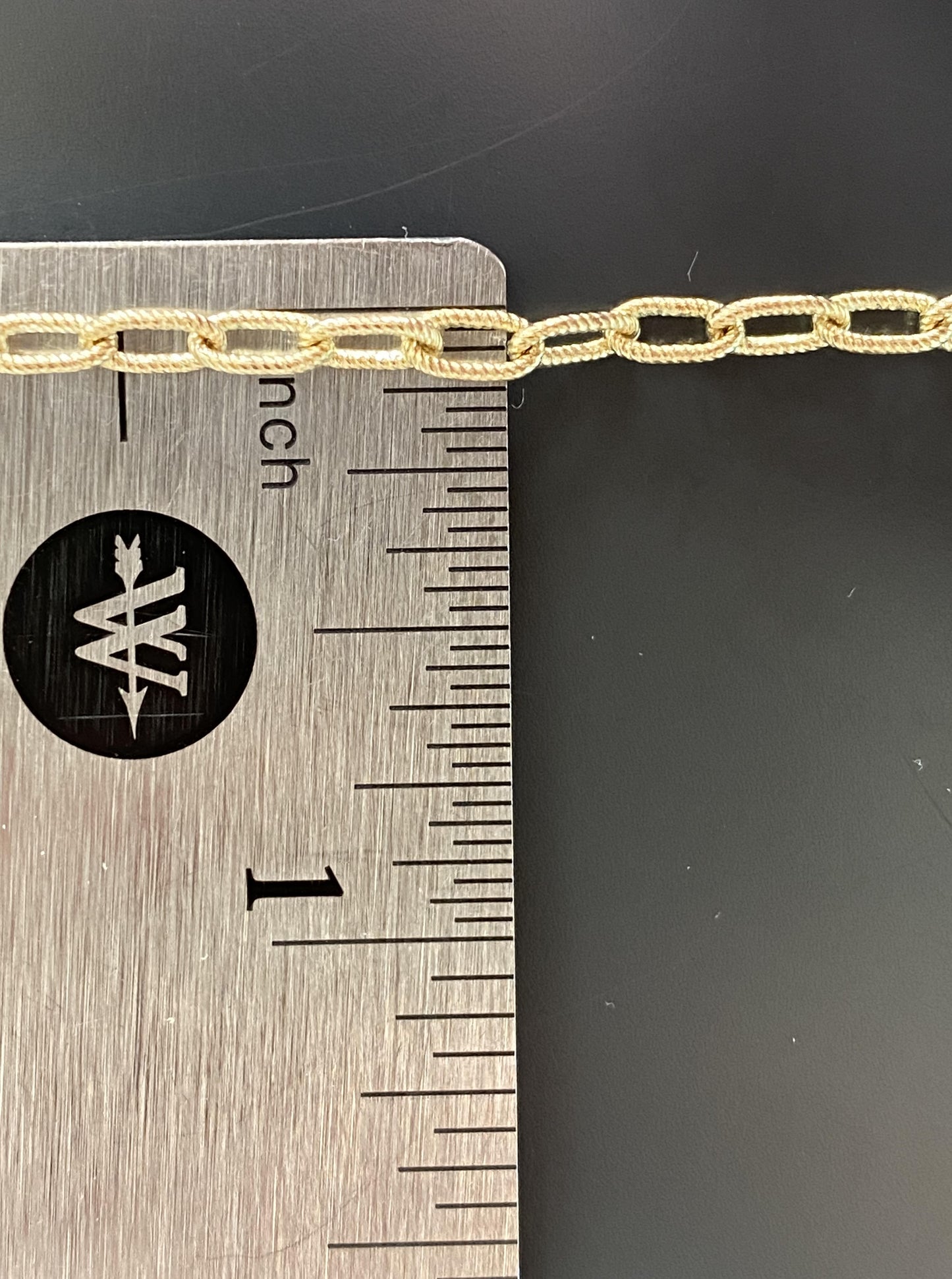 14K Oval Rope Anklet
