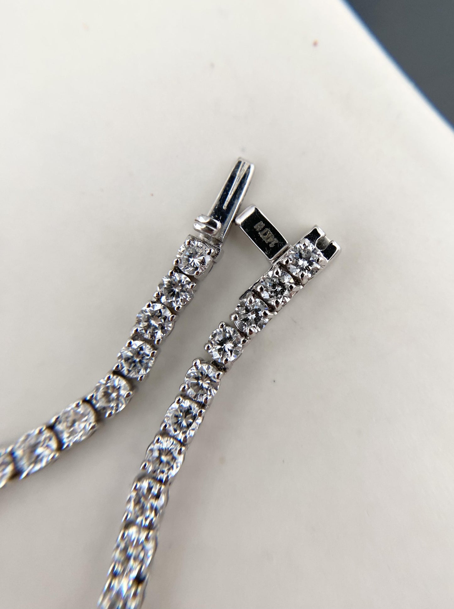 Lab Diamond Tennis Necklace