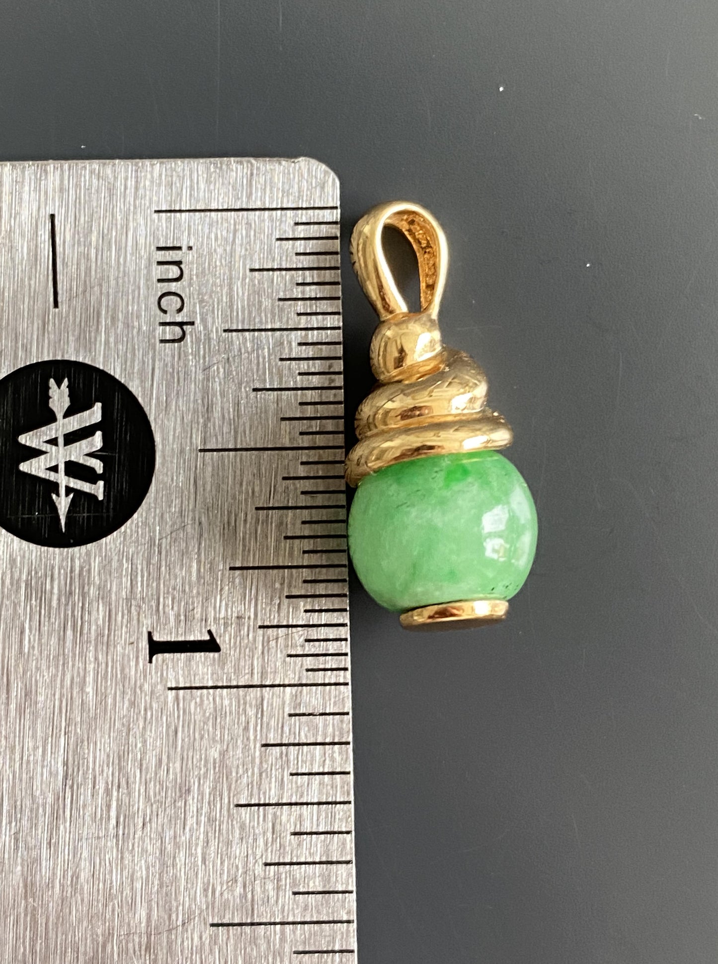 Jade Bead Charm