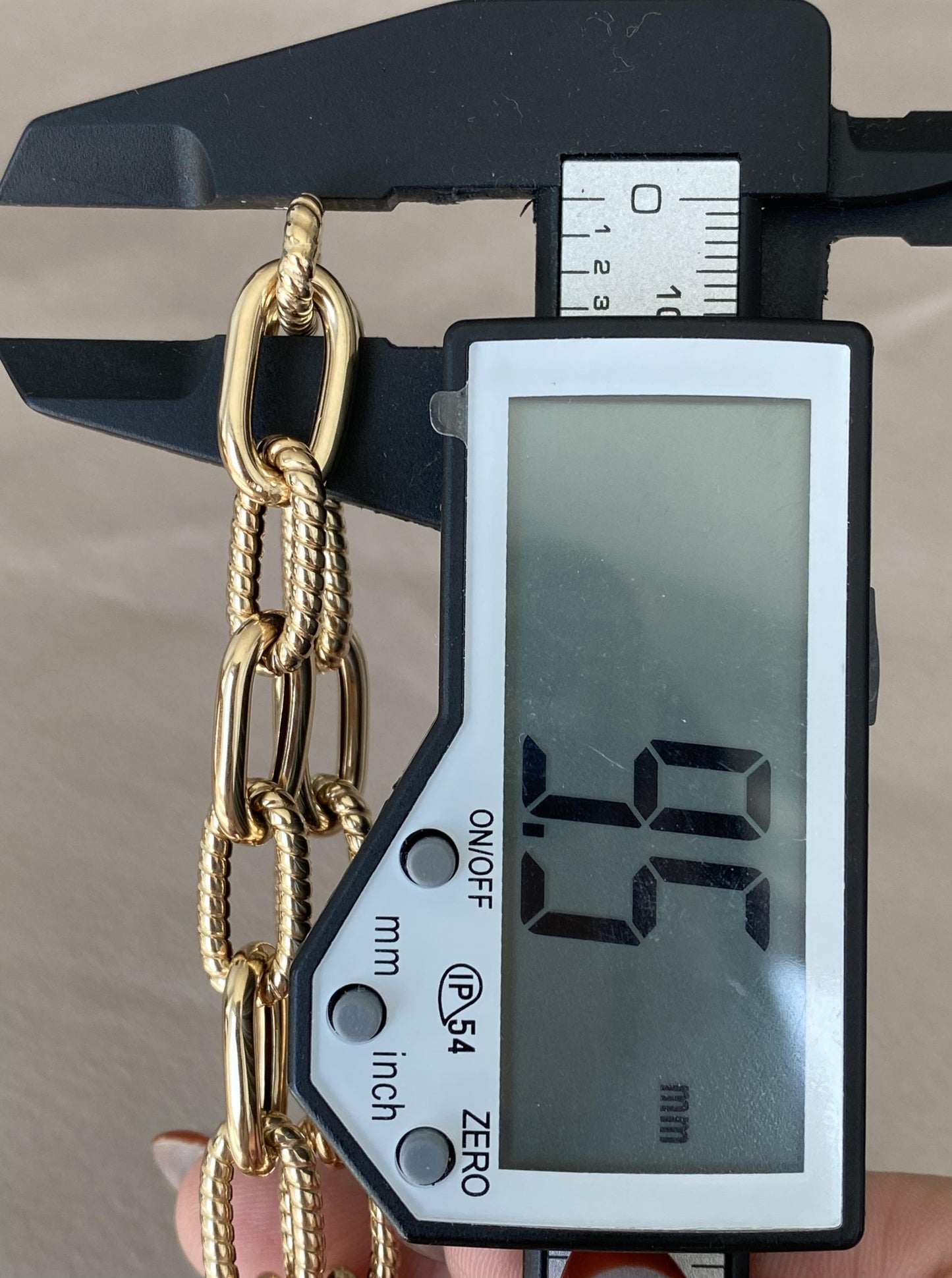 Bold Smooth & Rope Link Chain With Large Clasp
