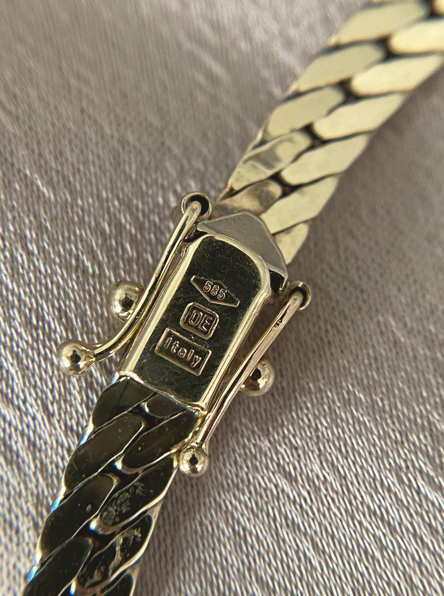 14K Flat Cuban Chain