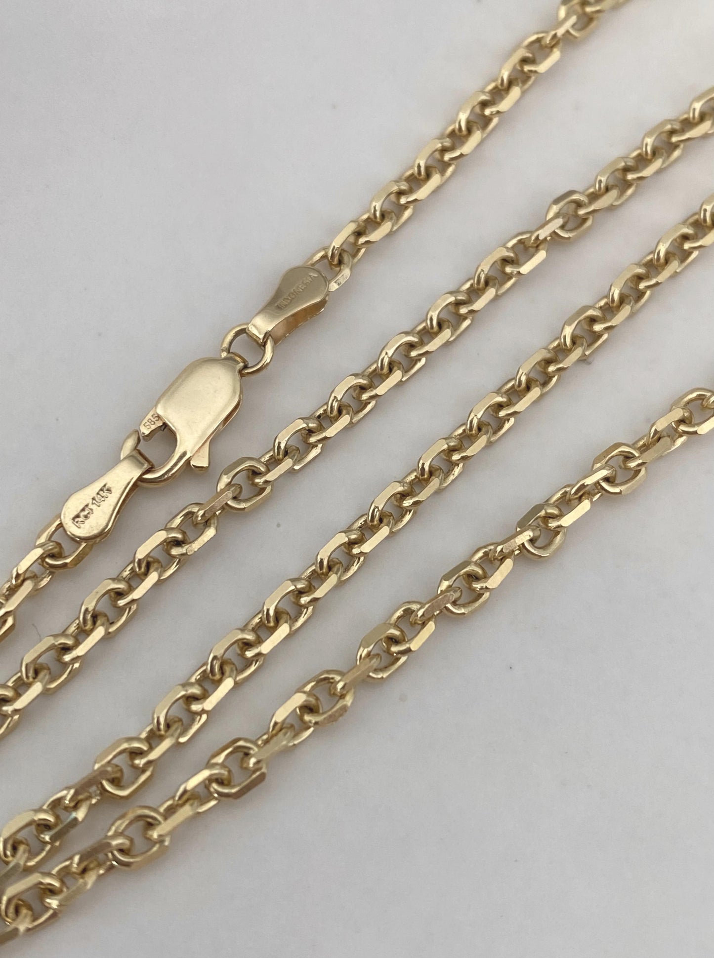 24" Solid Rolo Chain
