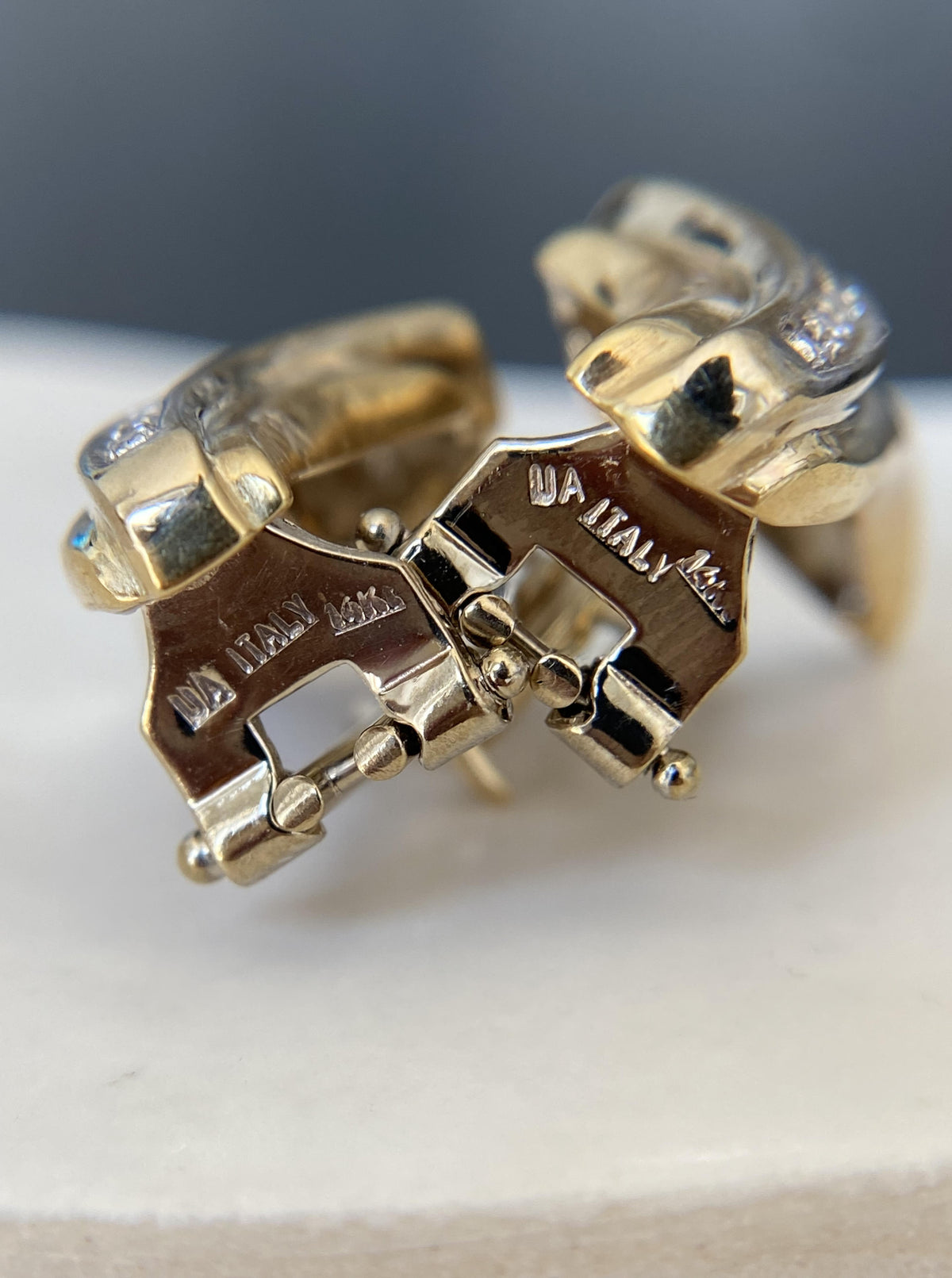 Vintage Wing Statement Earrings