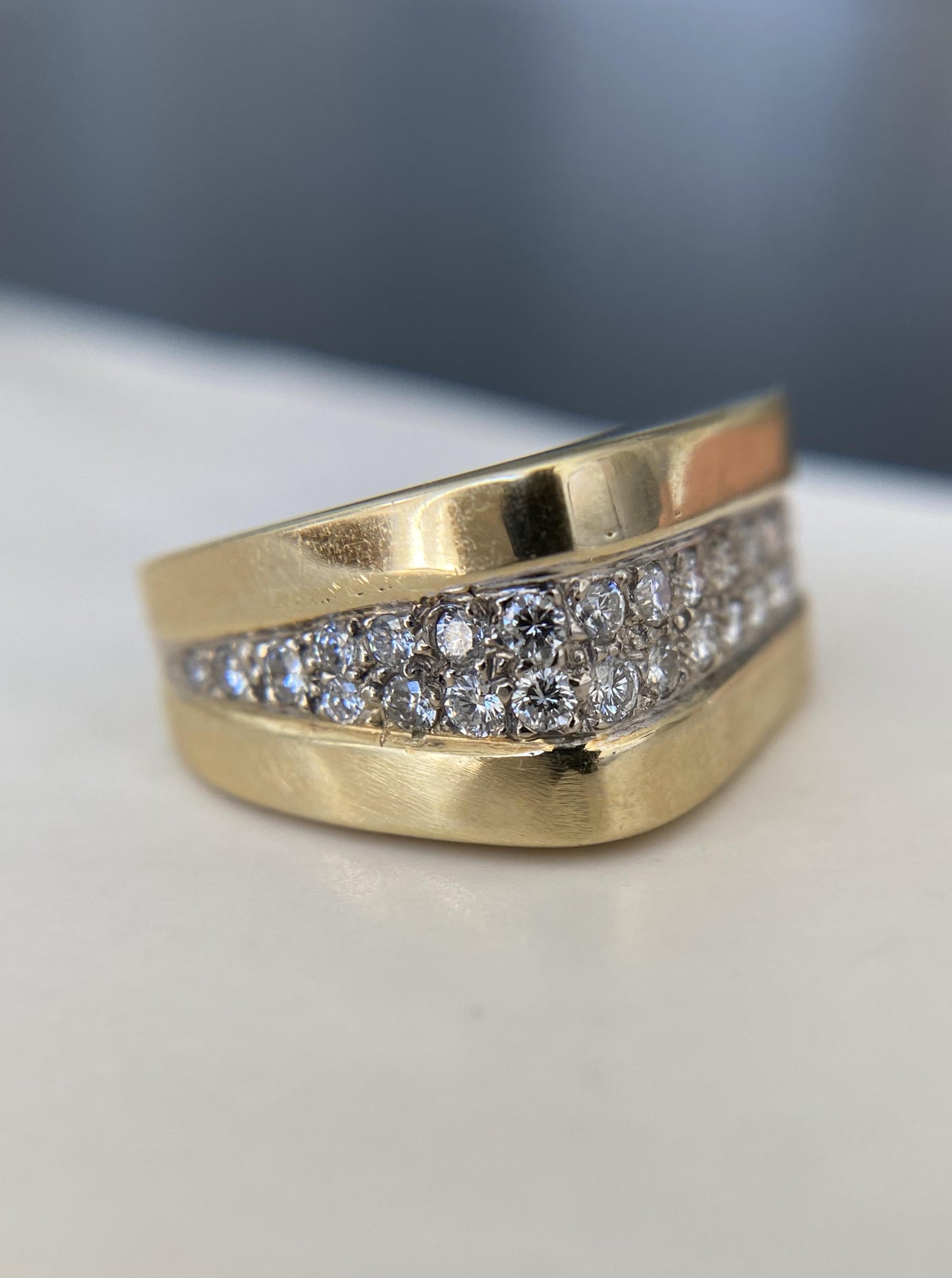 Estate Big Mac Diamond Band