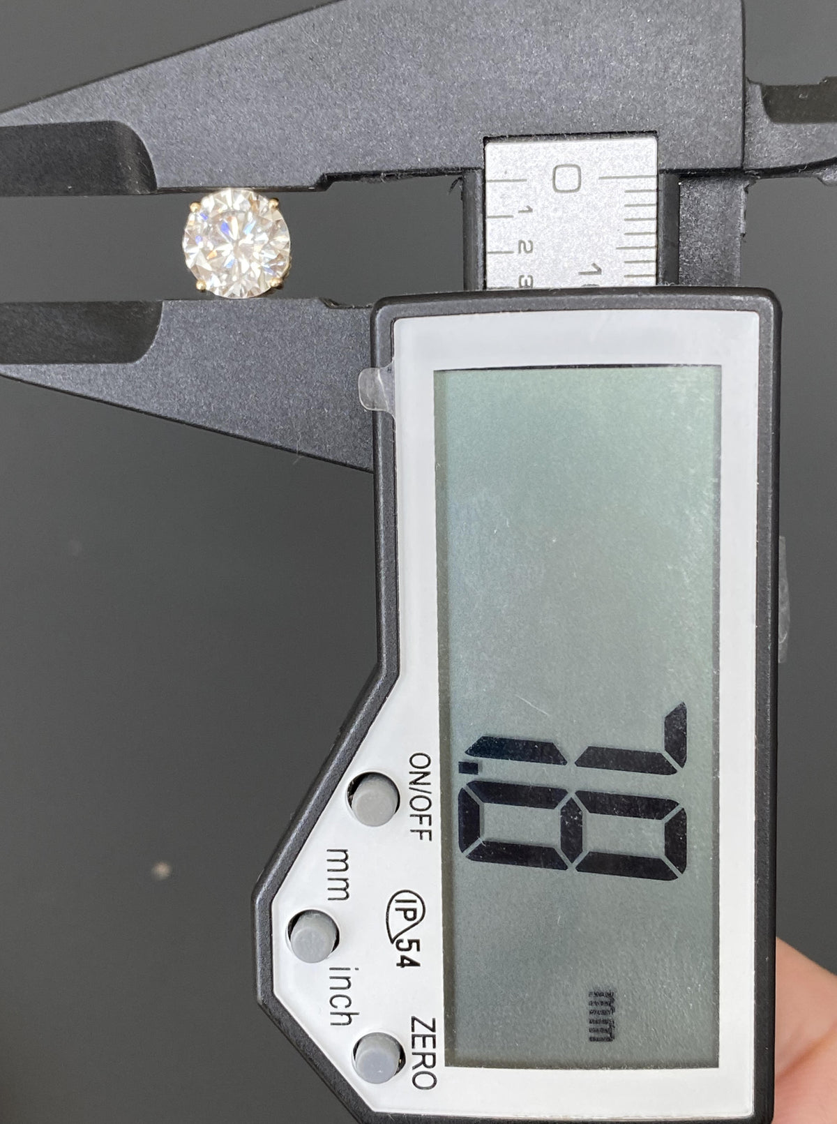 Yellow Gold Lab Diamond Studs (4ct)