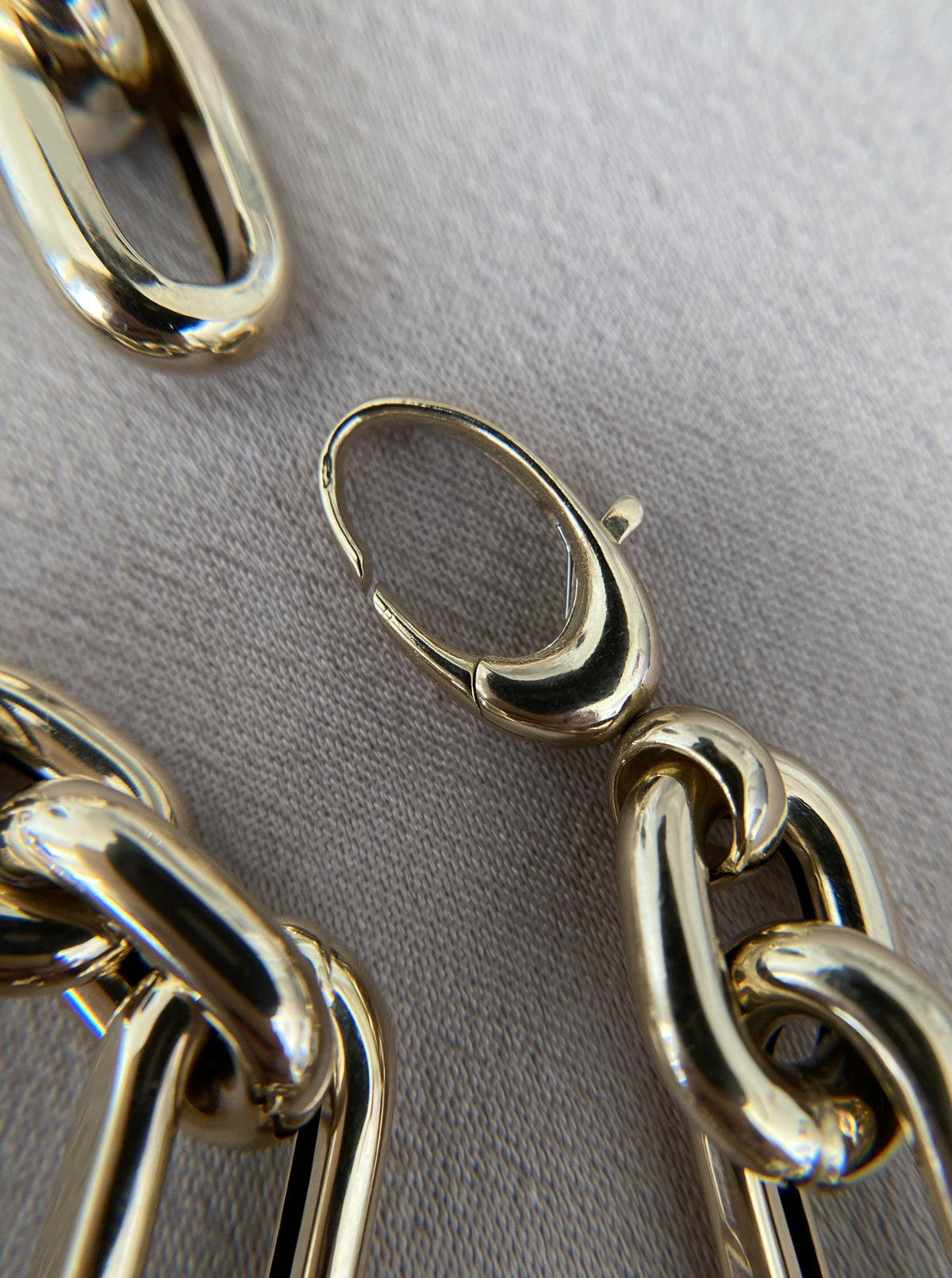 14K Oval and Triple Oval Link Chain