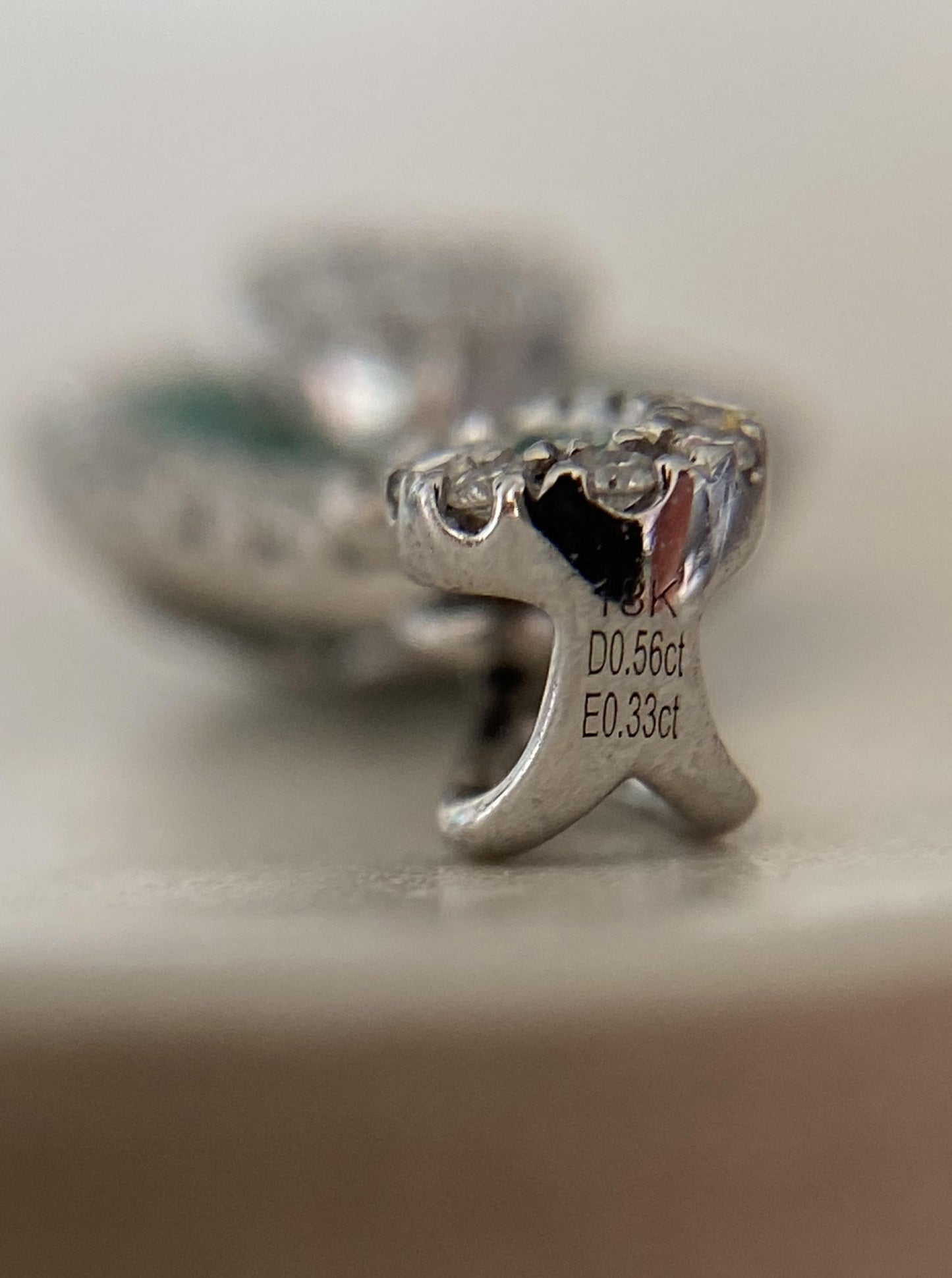 Marquise Shape Emerald Diamond Halo Pendant