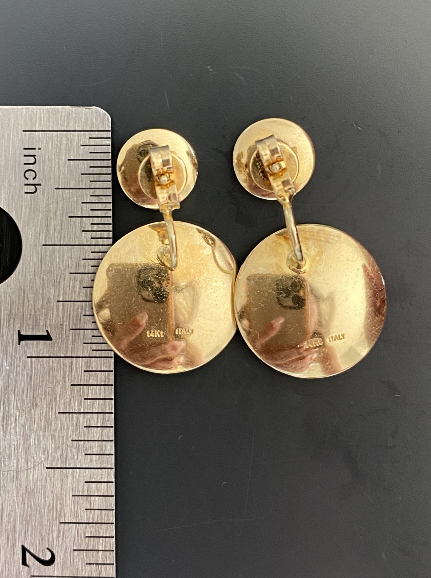 Double Disk Earrings