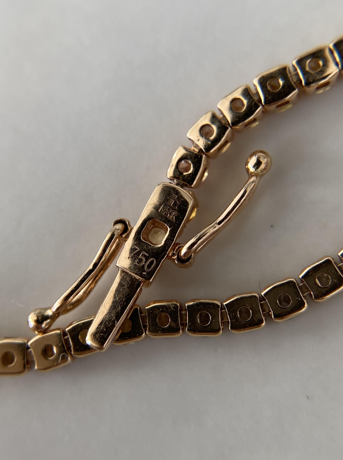 18K Muti Color Sapphire Bracelet