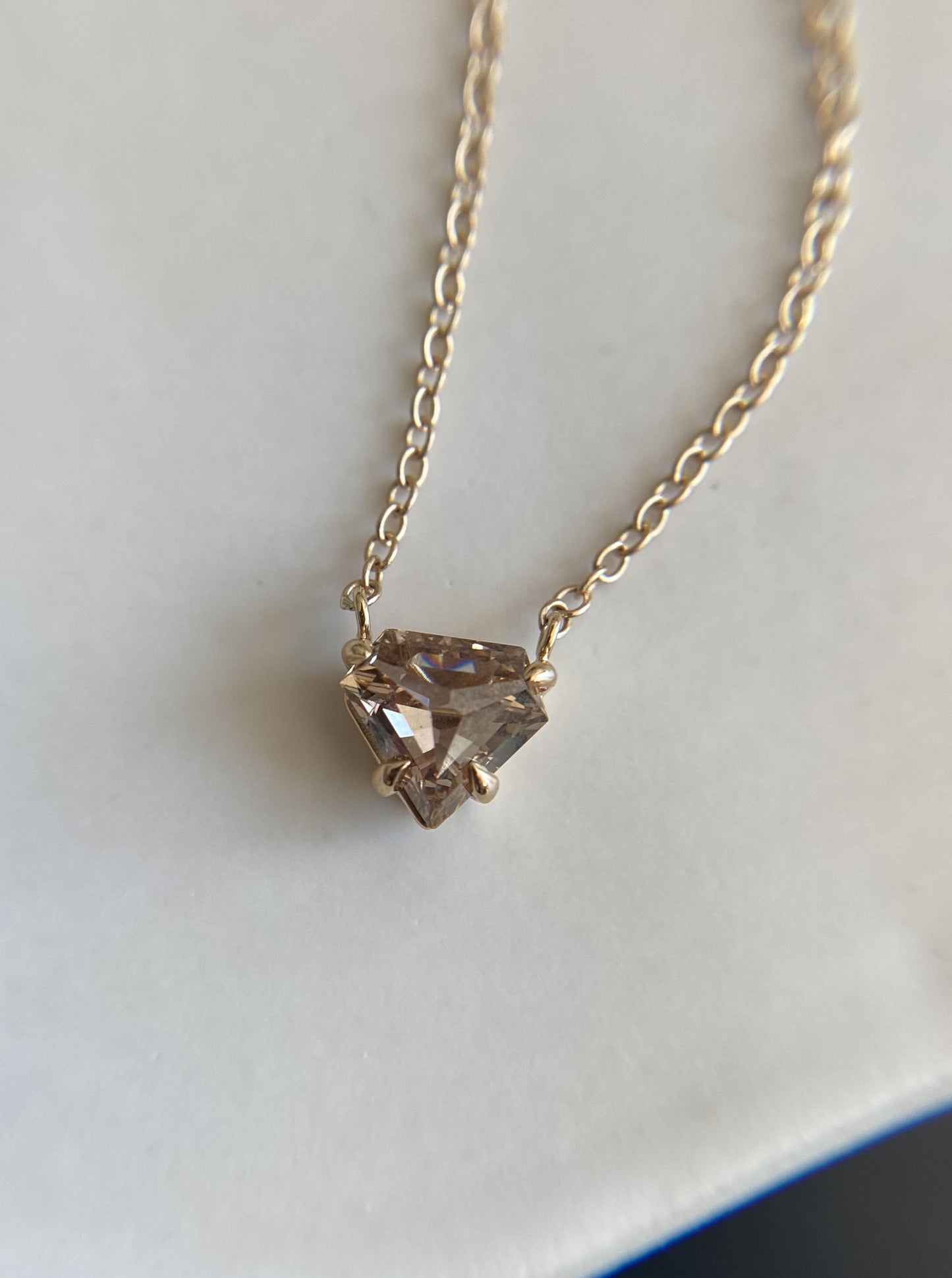 Brown Diamond Pendant Necklace