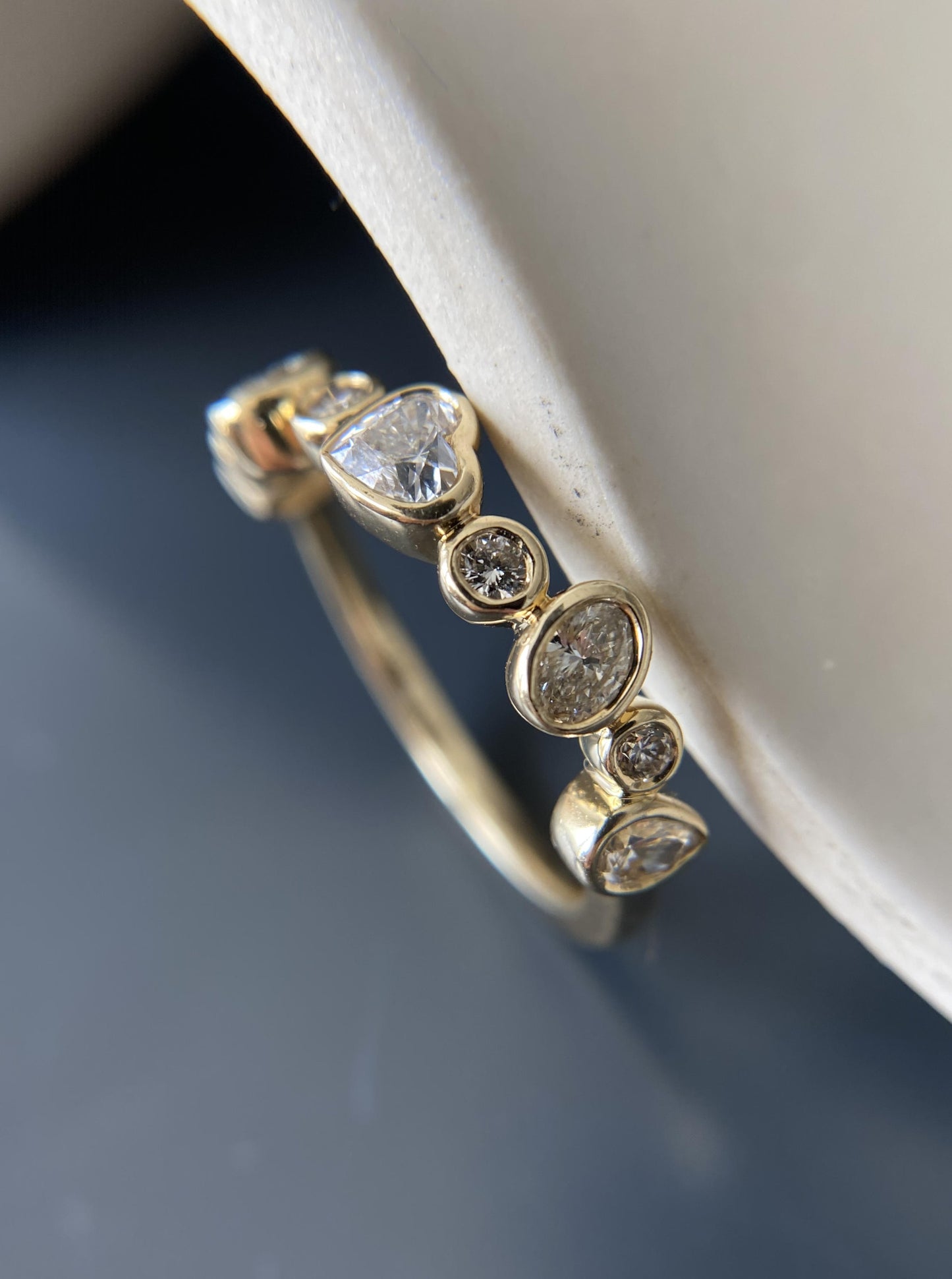 Multi Bezel Diamond Band