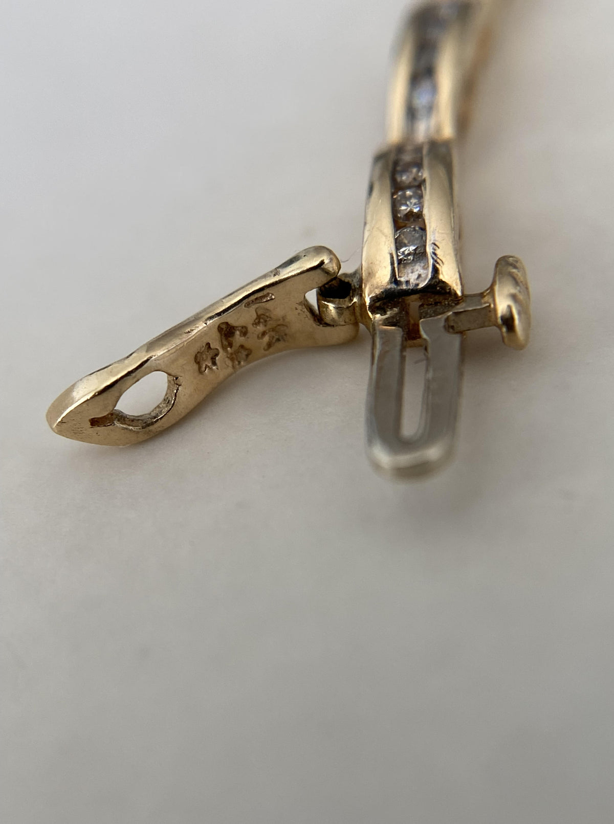Vintage Scallop Diamond Bracelet