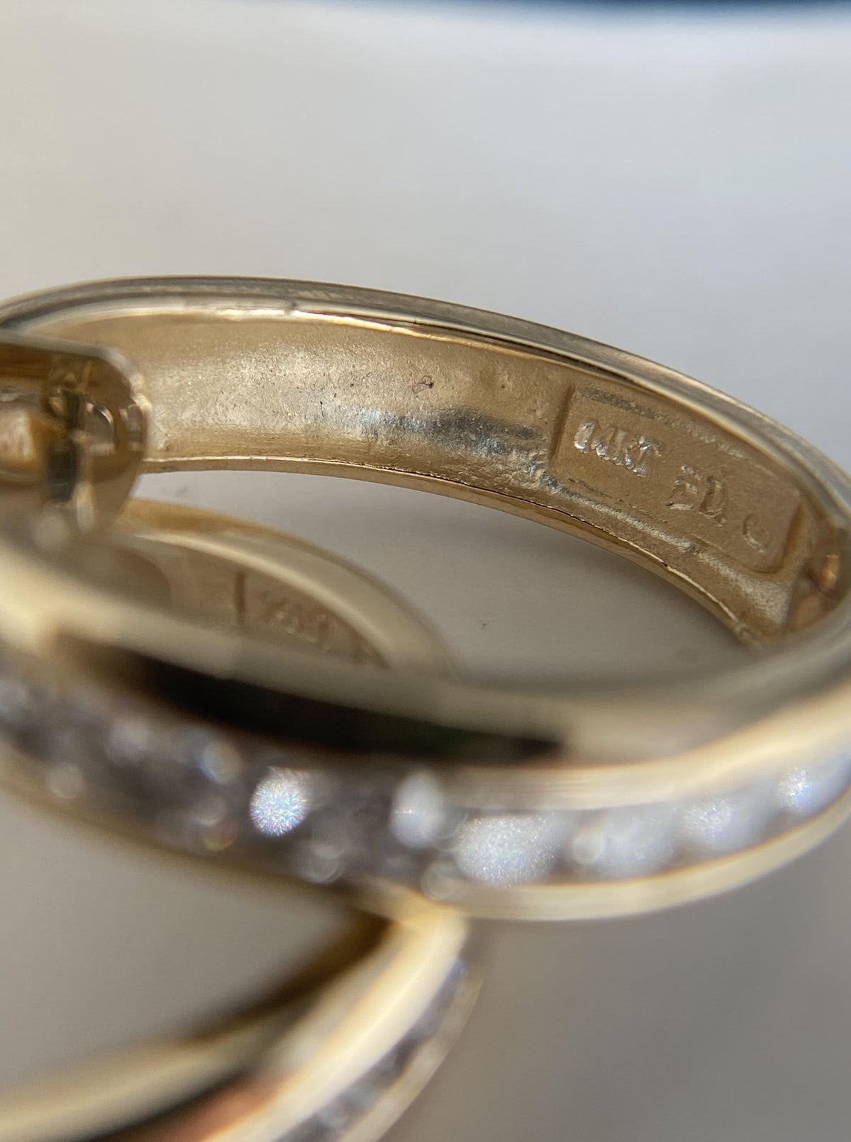 Chunky Diamond Hoops
