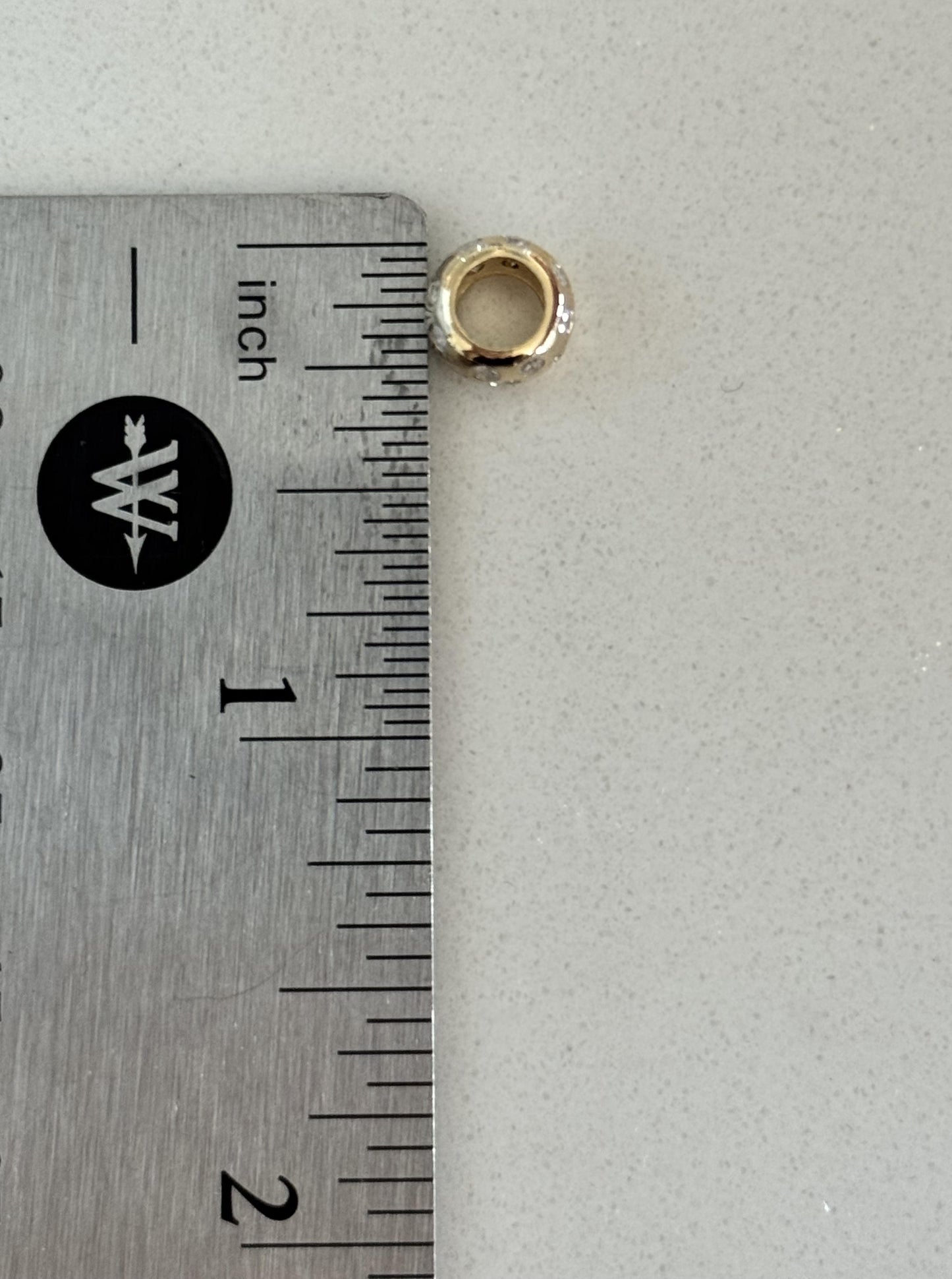 Diamond Spacer Charm