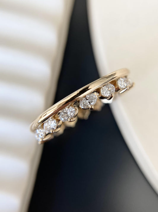 Eternity Oval Lab Diamond Band