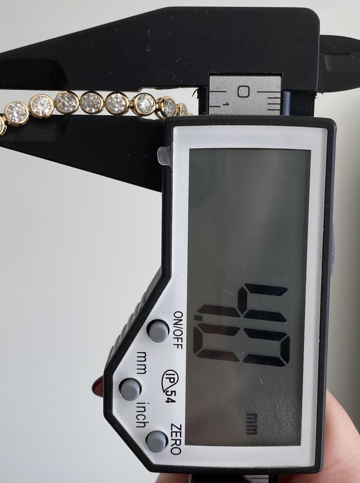 Bezel Tennis Diamond Bracelet
