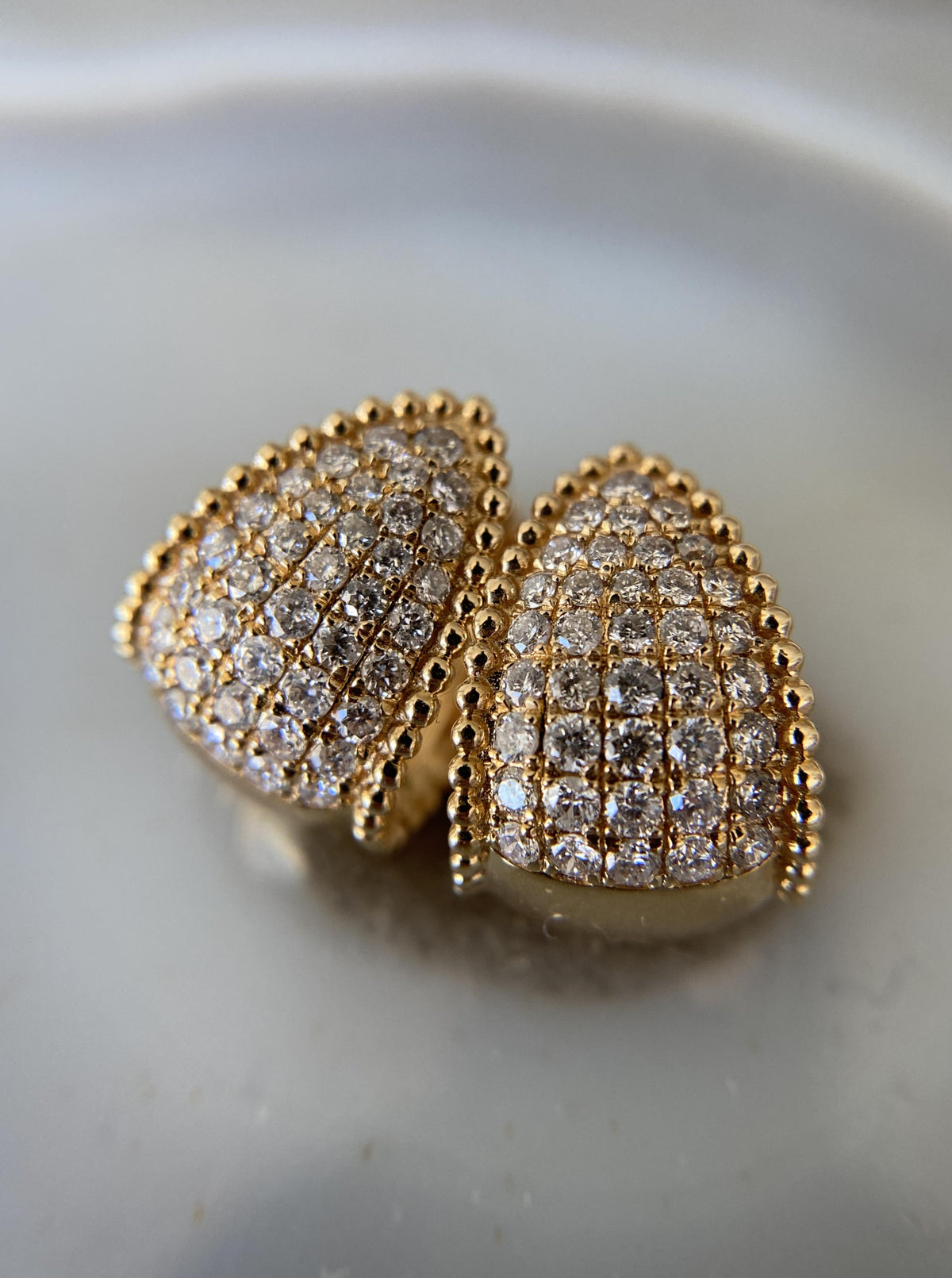 Triangular Diamond Huggies