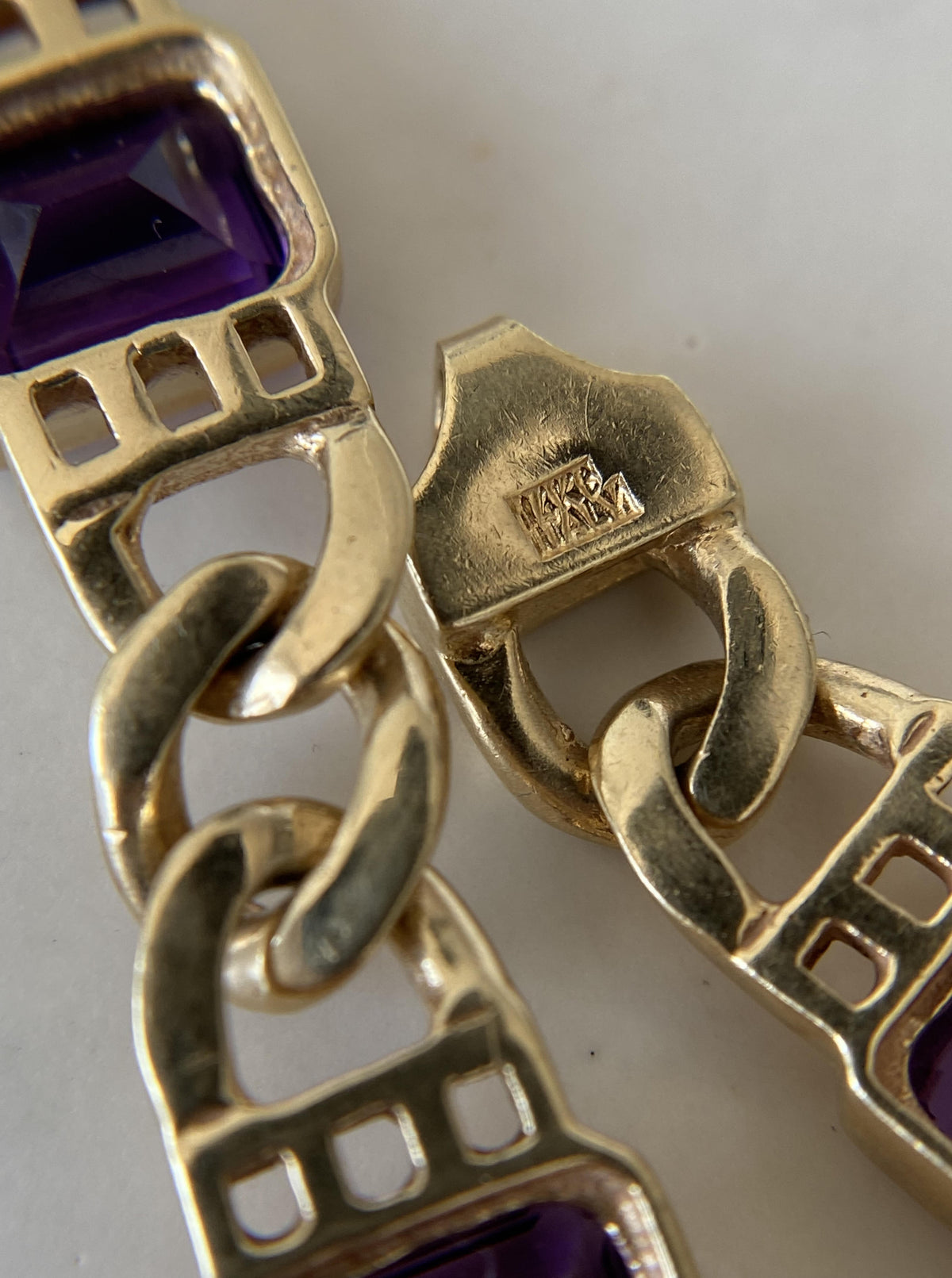 Vintage Amethyst Bracelet