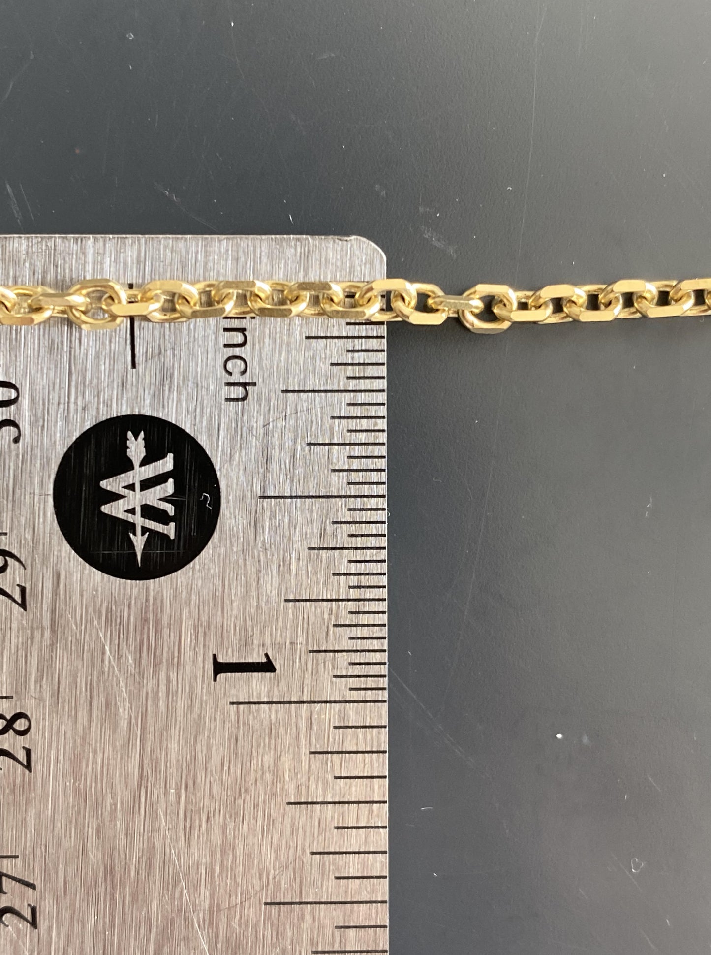 24" Solid Rolo Chain