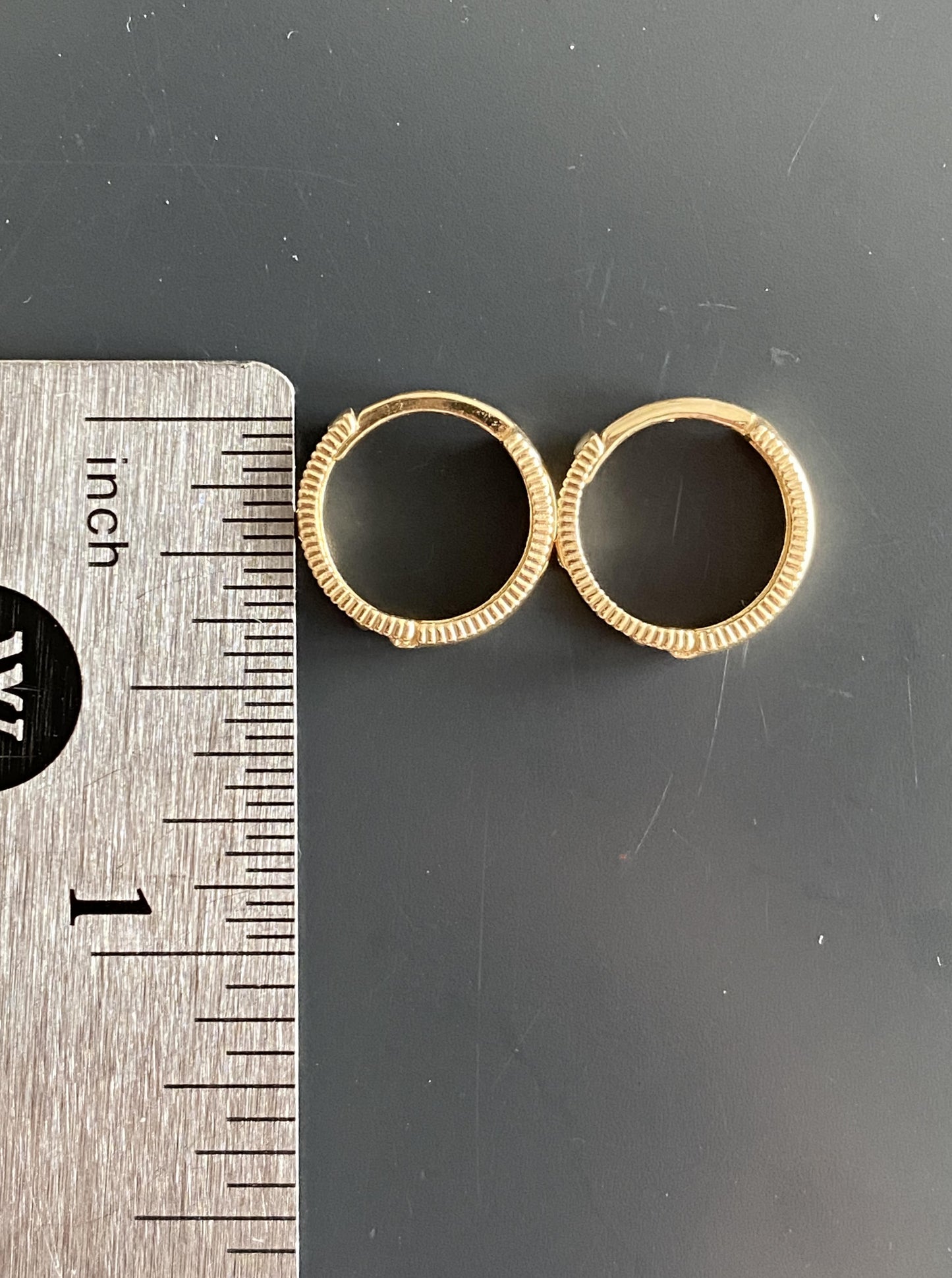 Milgrain Hoops
