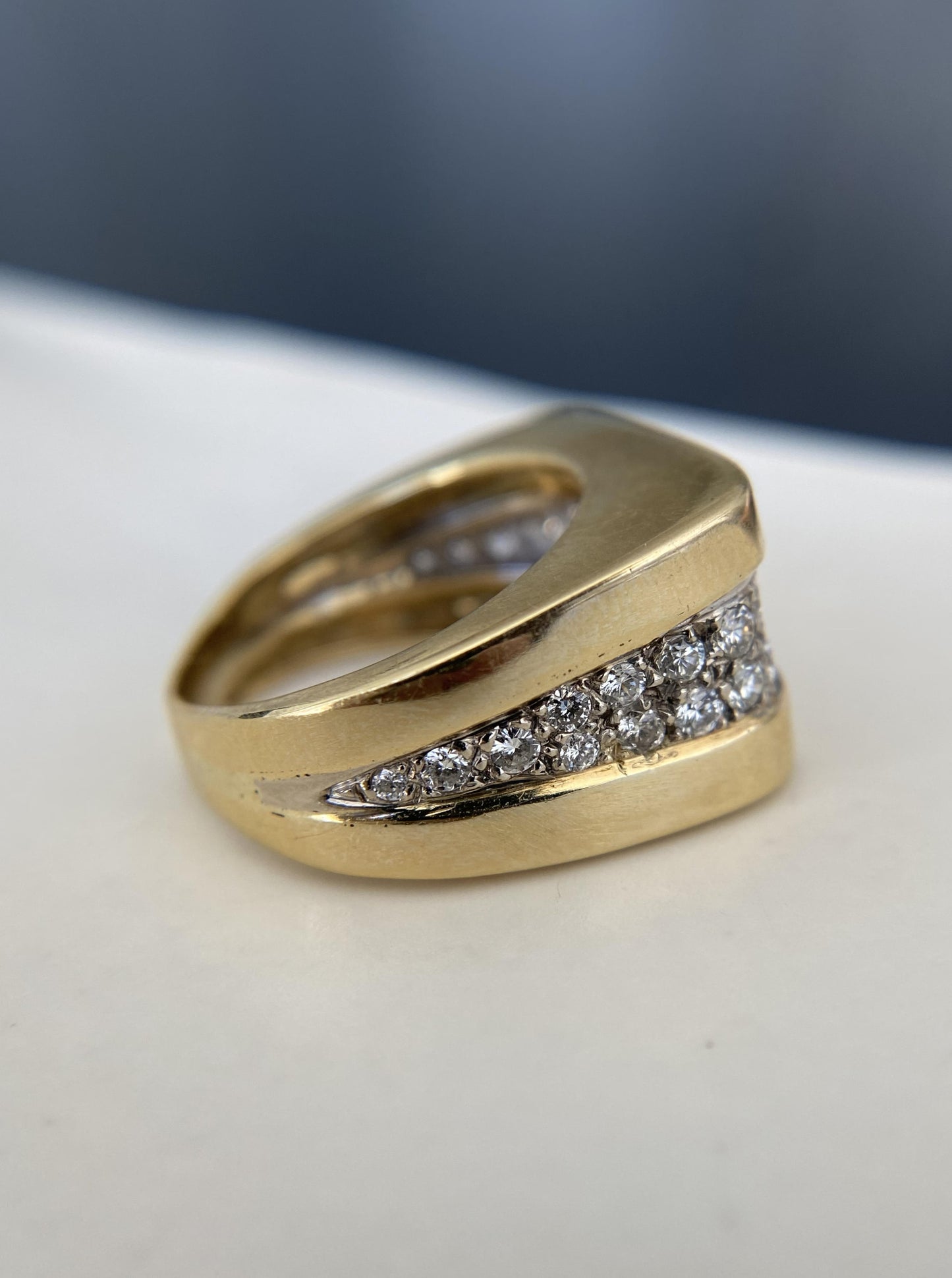 Estate Big Mac Diamond Band