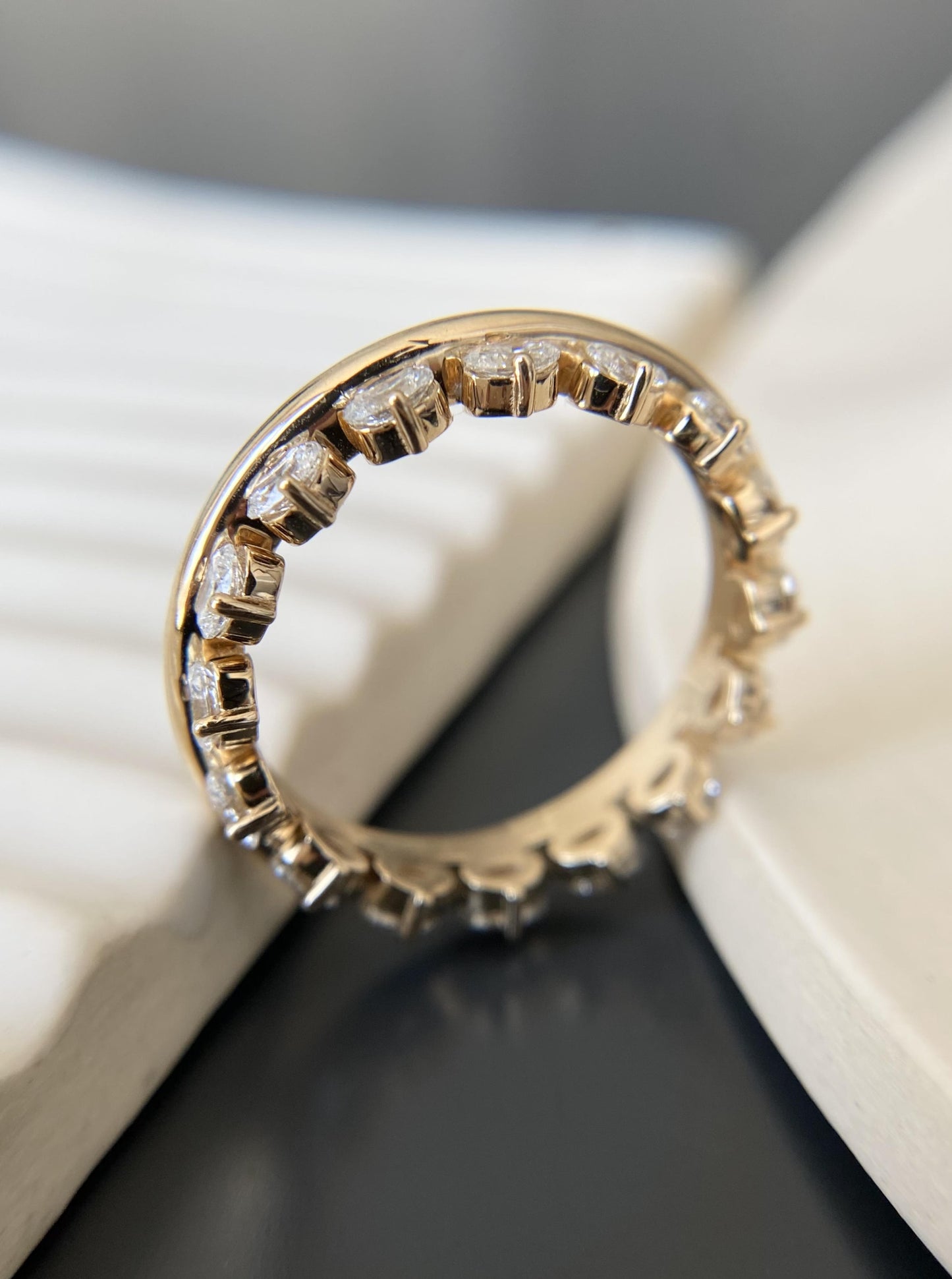 Eternity Oval Lab Diamond Band