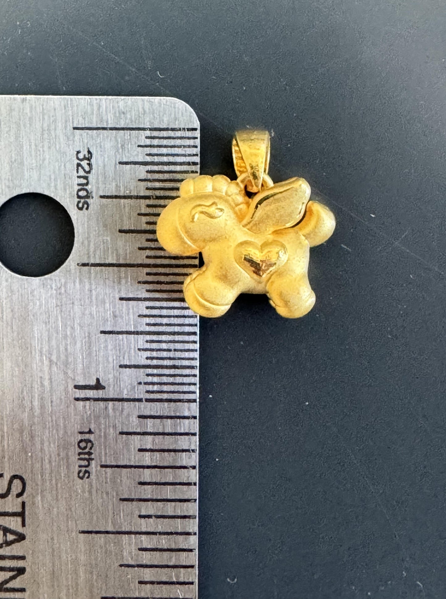 24K Horse Charm