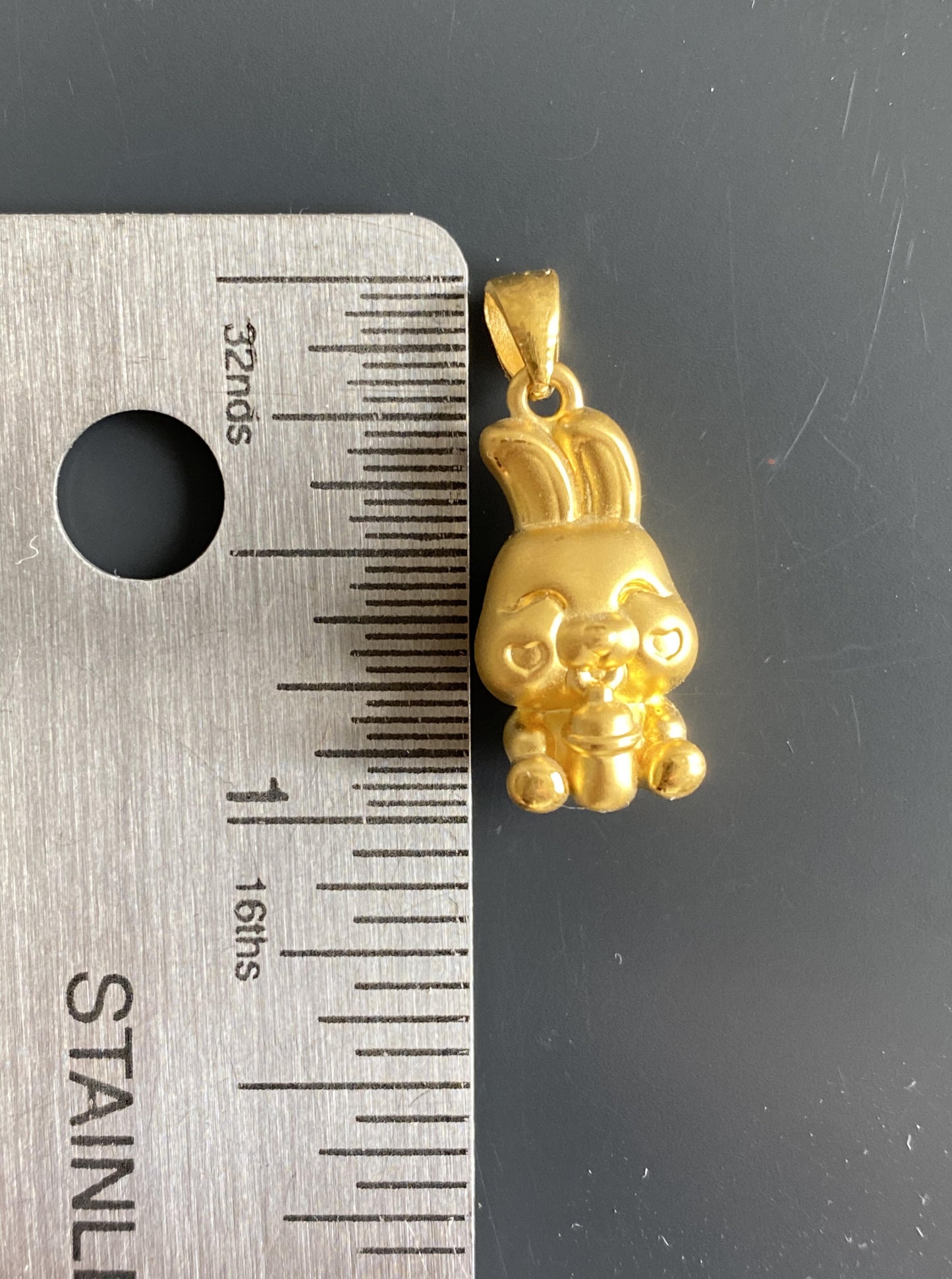 24K Bunny Charm