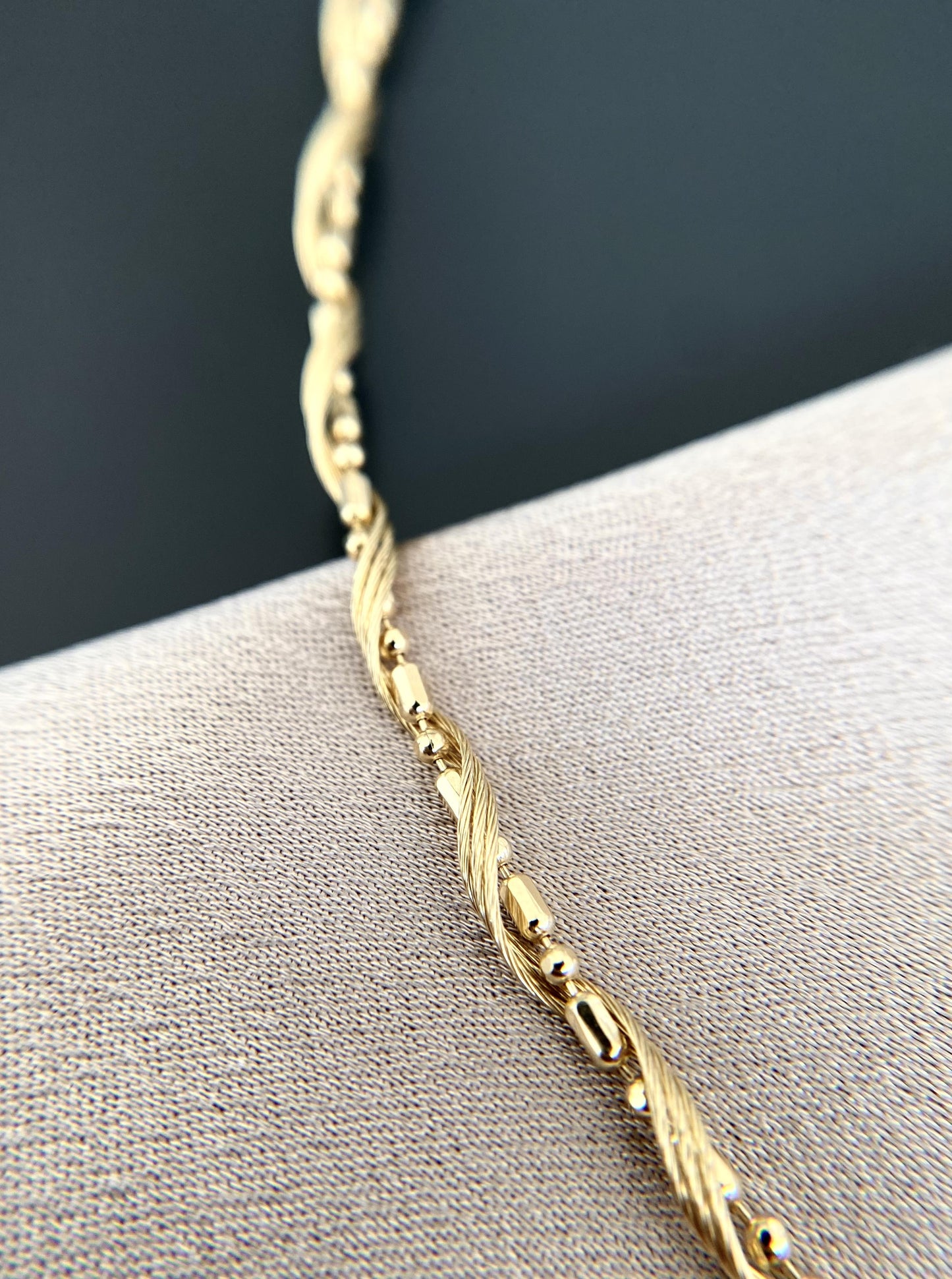 Twisted Rope Omega Necklace