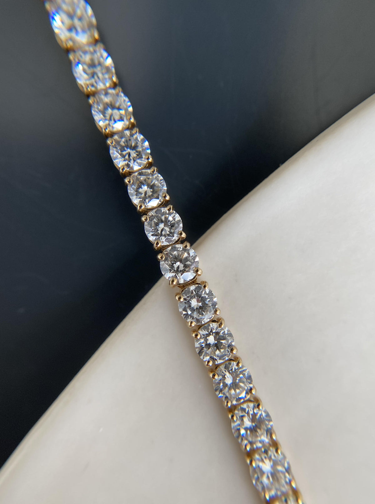 8.06 Carats Lab Diamond Bracelet