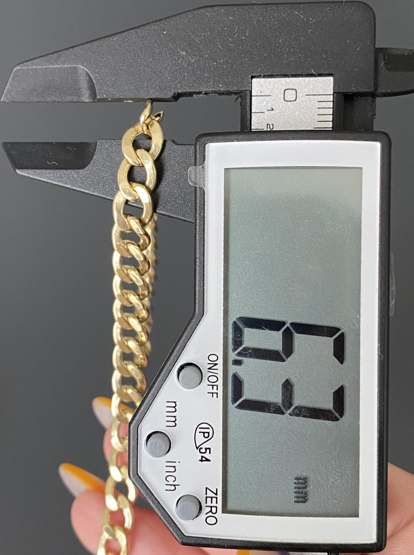 Flat Cuban Bracelet (6.3mm)