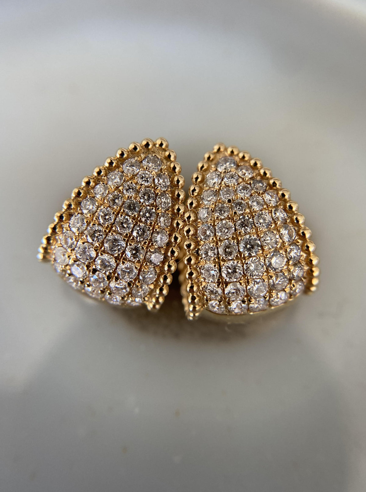 Triangular Diamond Huggies