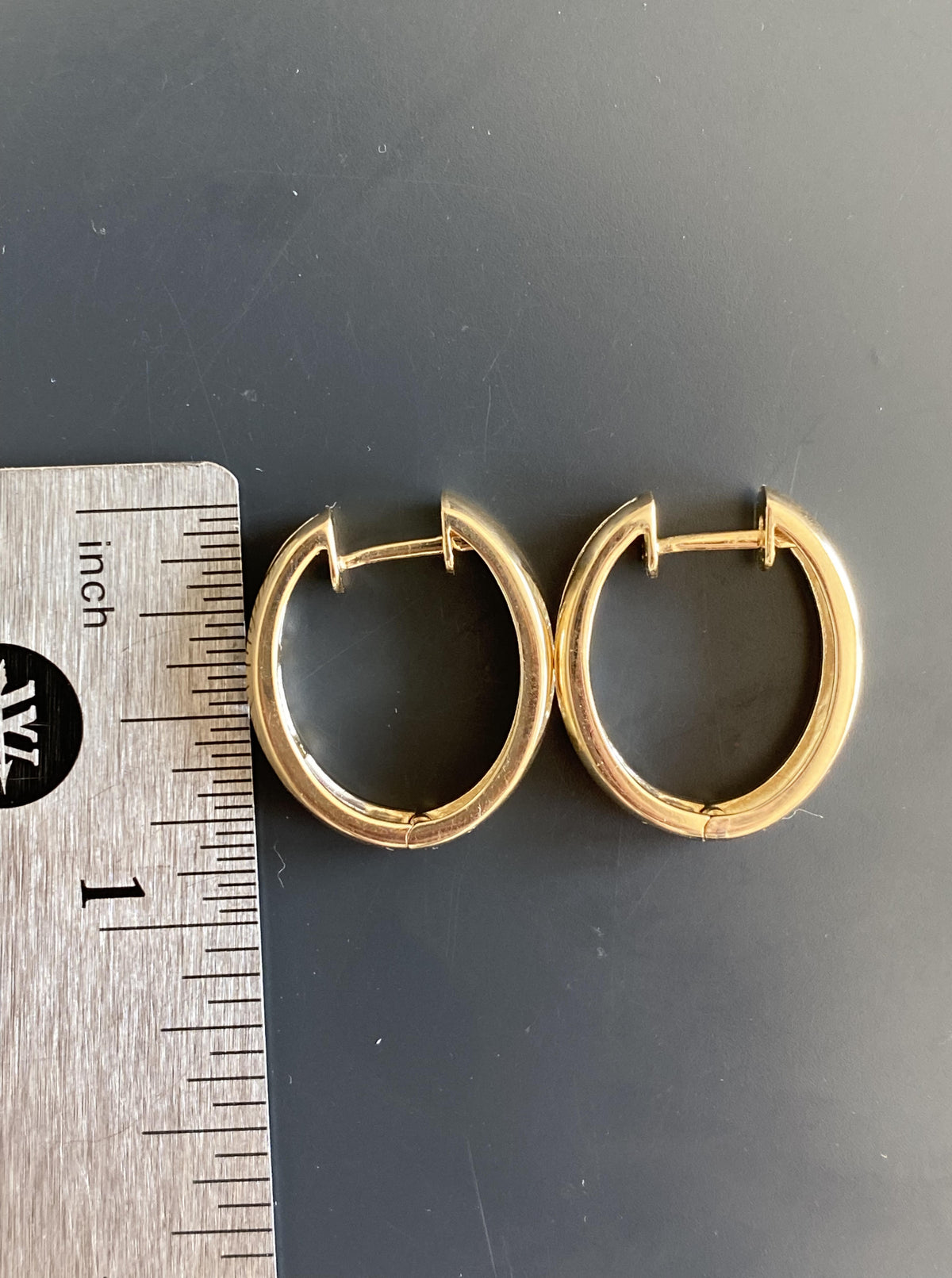 Chunky Diamond Hoops