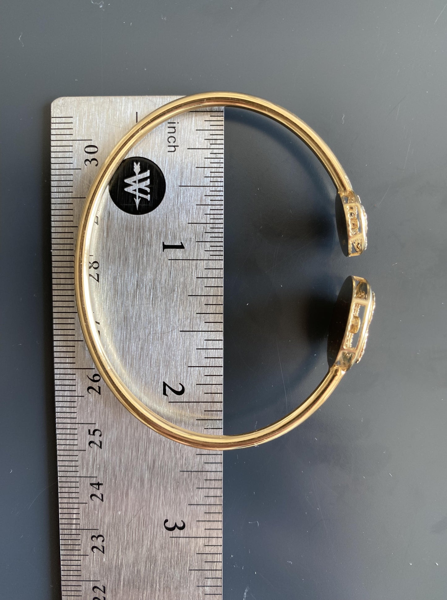 Holographoic Floral Bangle