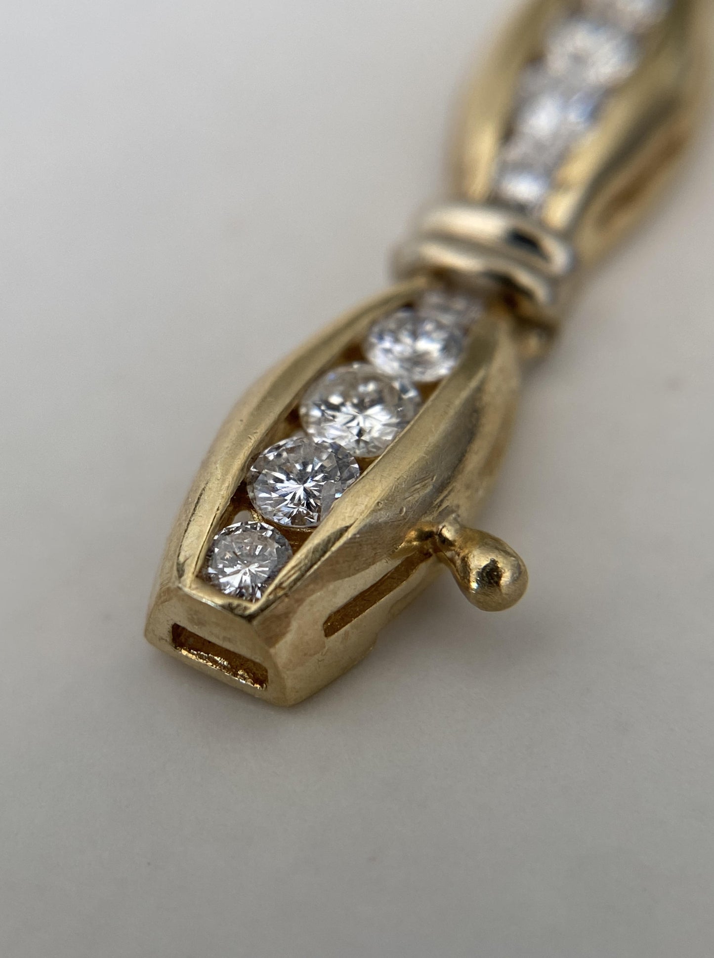 Vintage Channel Diamond Bracelet