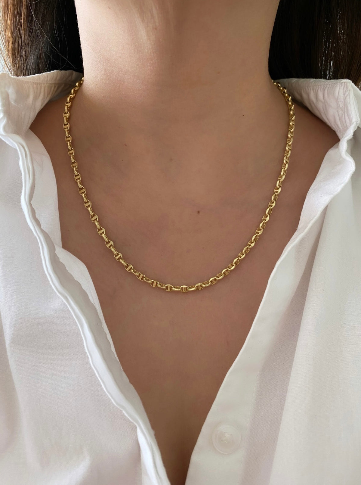 Anchor Necklace (18")