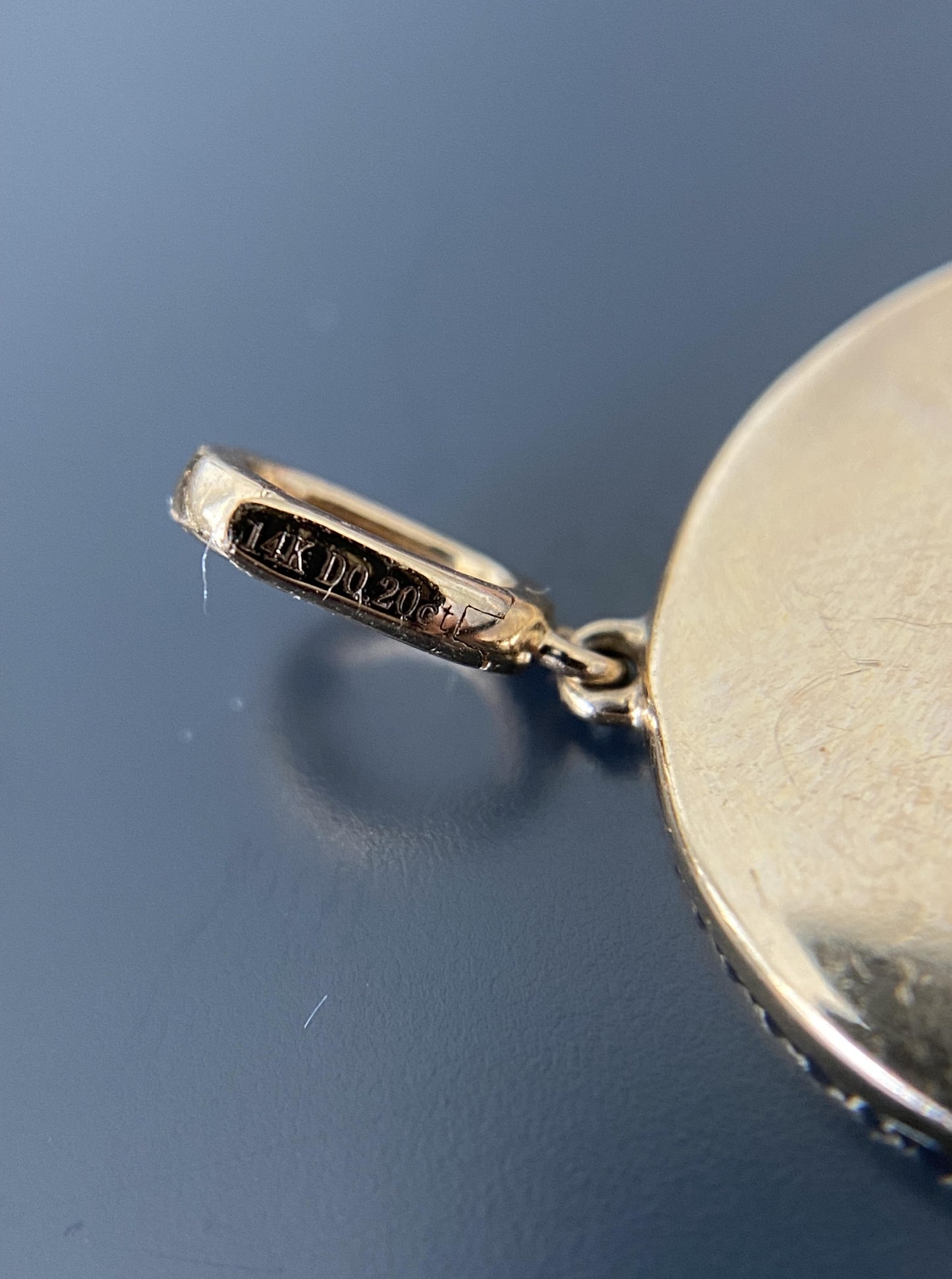 14k Capricorn Diamond Charm