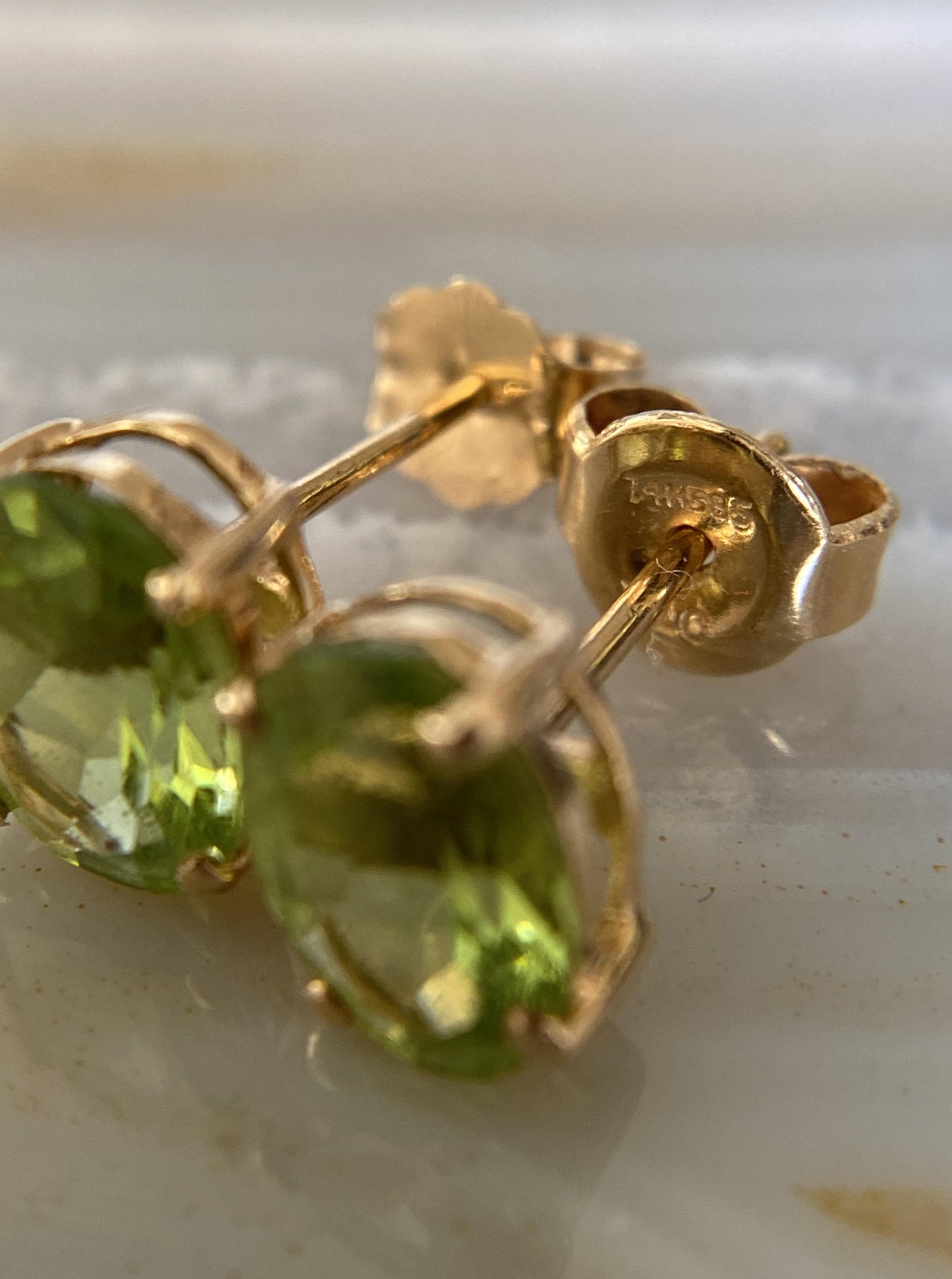 Vintage Peridot Studs